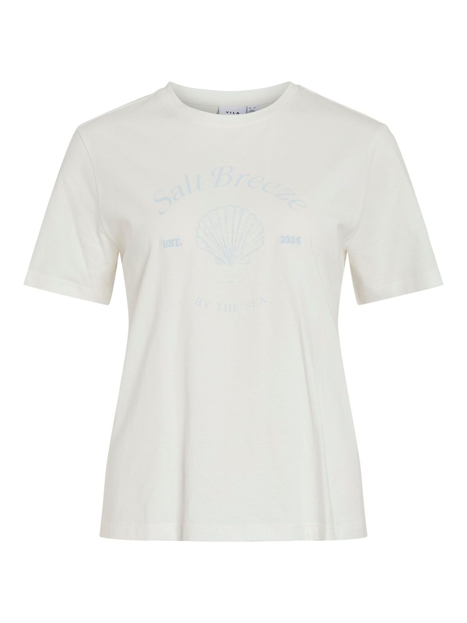 VILA Camiseta 'VISybil'  azul claro / blanco