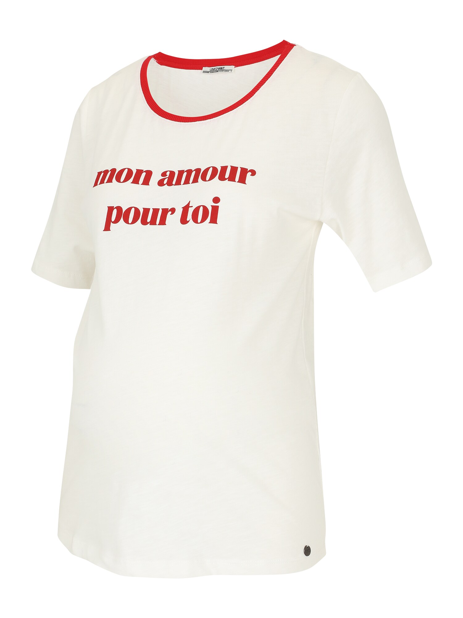 LOVE2WAIT Tricou Mon Amour  roșu / alb