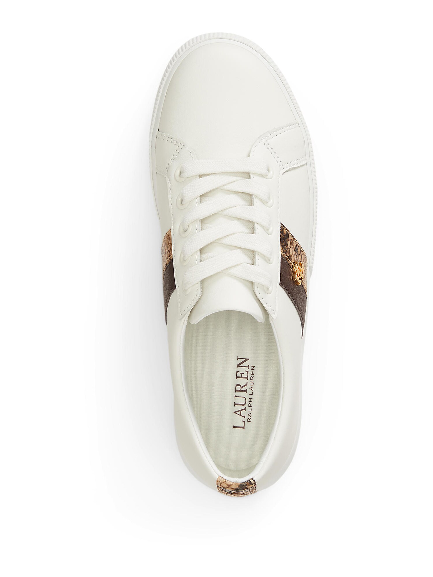 Lauren Ralph Lauren Zapatillas deportivas bajas 'JANSON II' marrón / capuchino / blanco – imagen 3