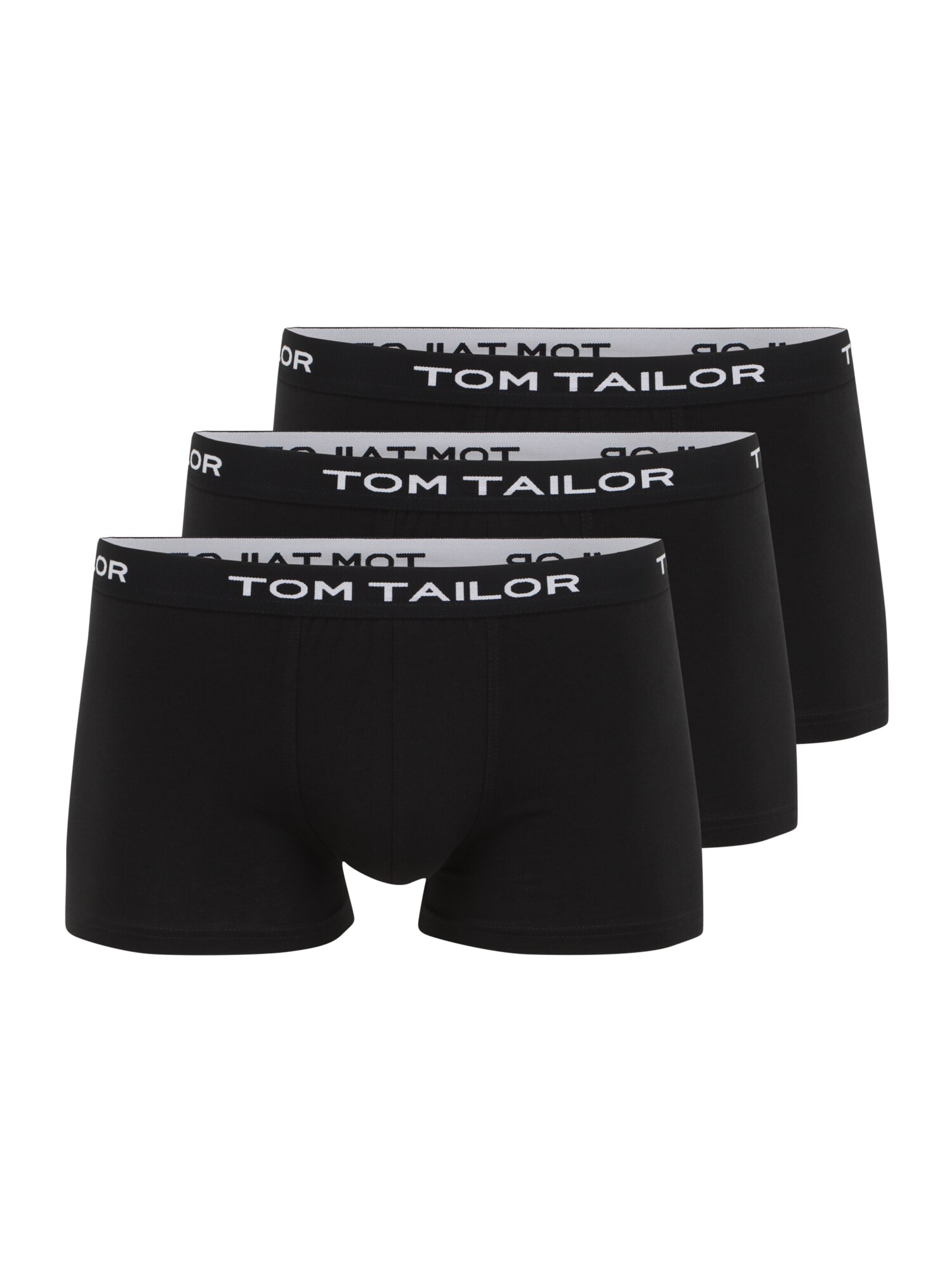 TOM TAILOR Boxerky  čierna / biela