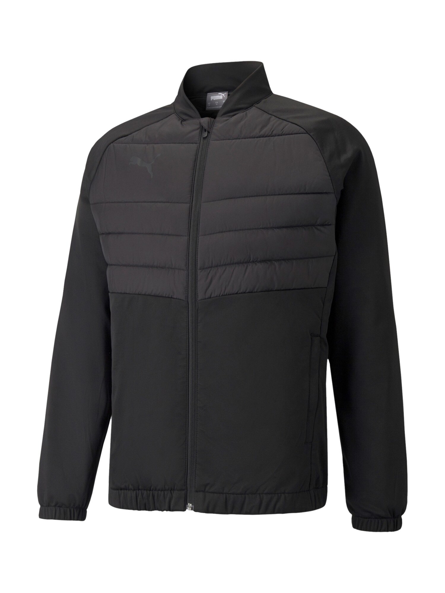 PUMA Geacă sport TeamLiga  gri metalic / negru