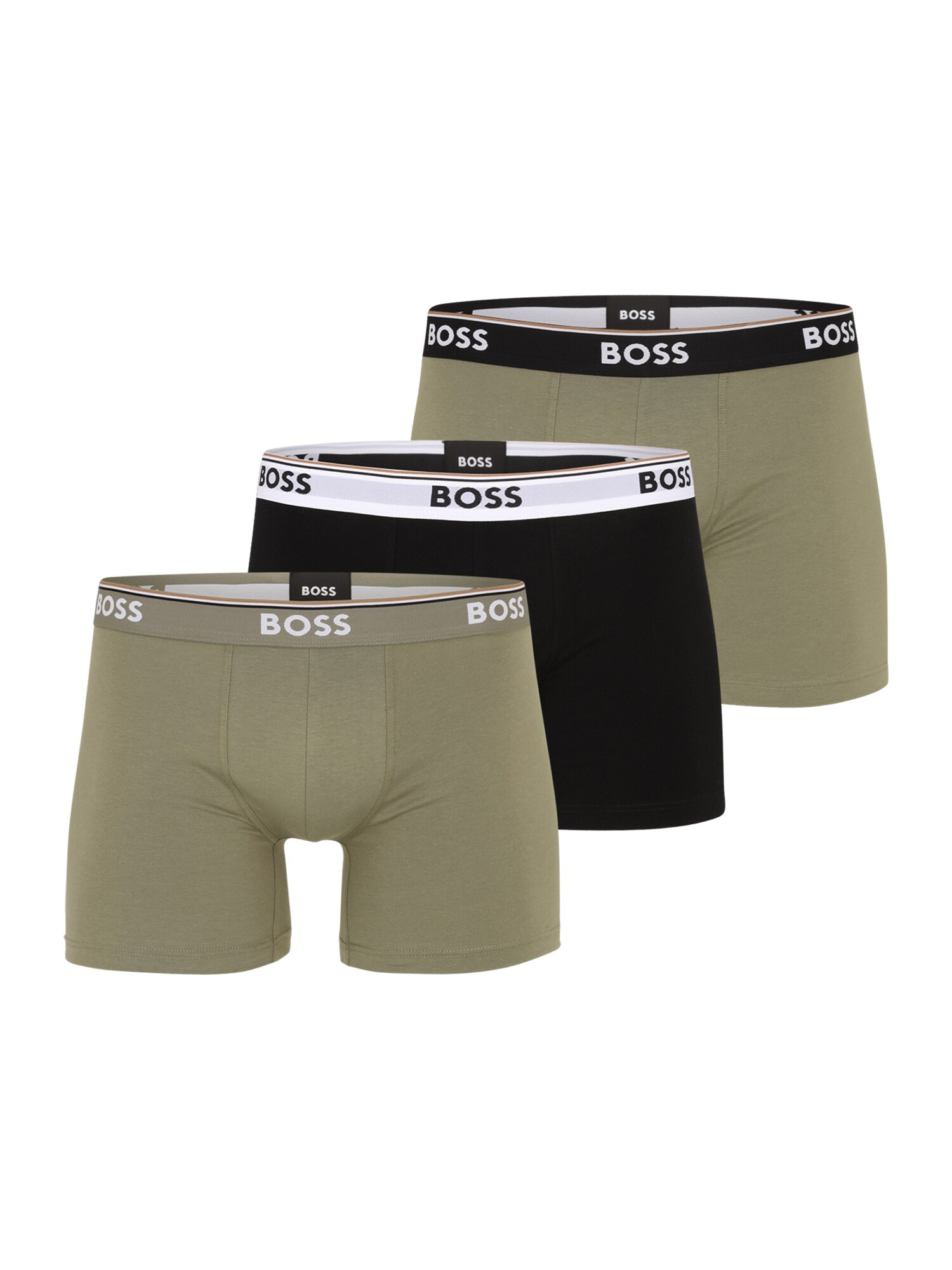 BOSS Boxeralsók 'Power'  olíva / fekete / fehér akciós termékkép 1