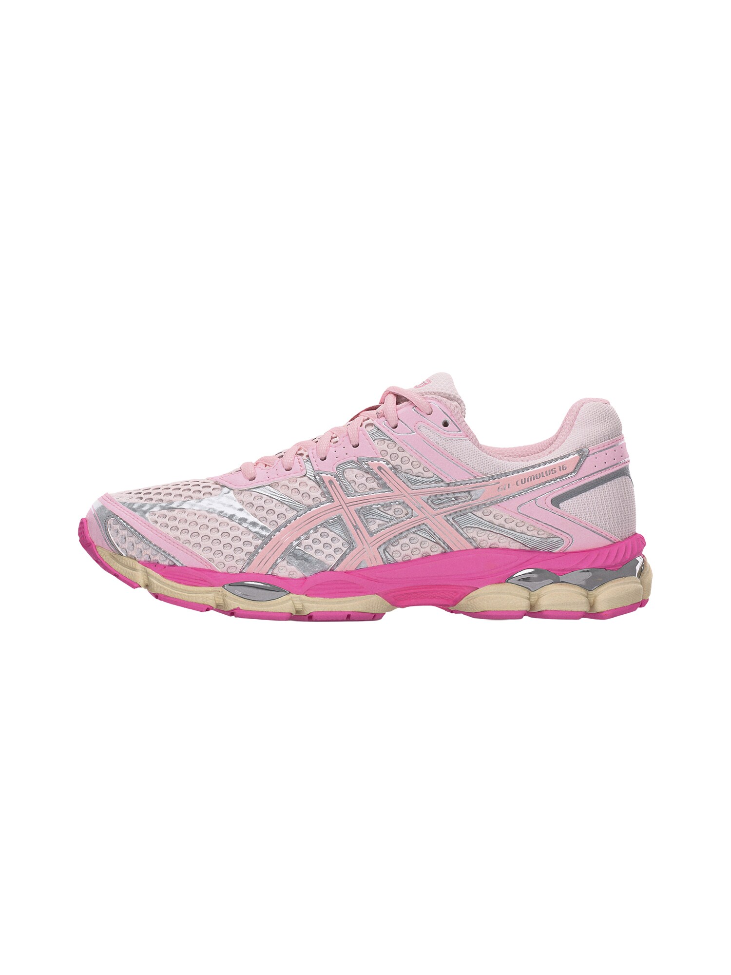 ASICS SportStyle Bežecká obuv 'GEL-CUMULUS 16'  sivá / ružová / svetloružová