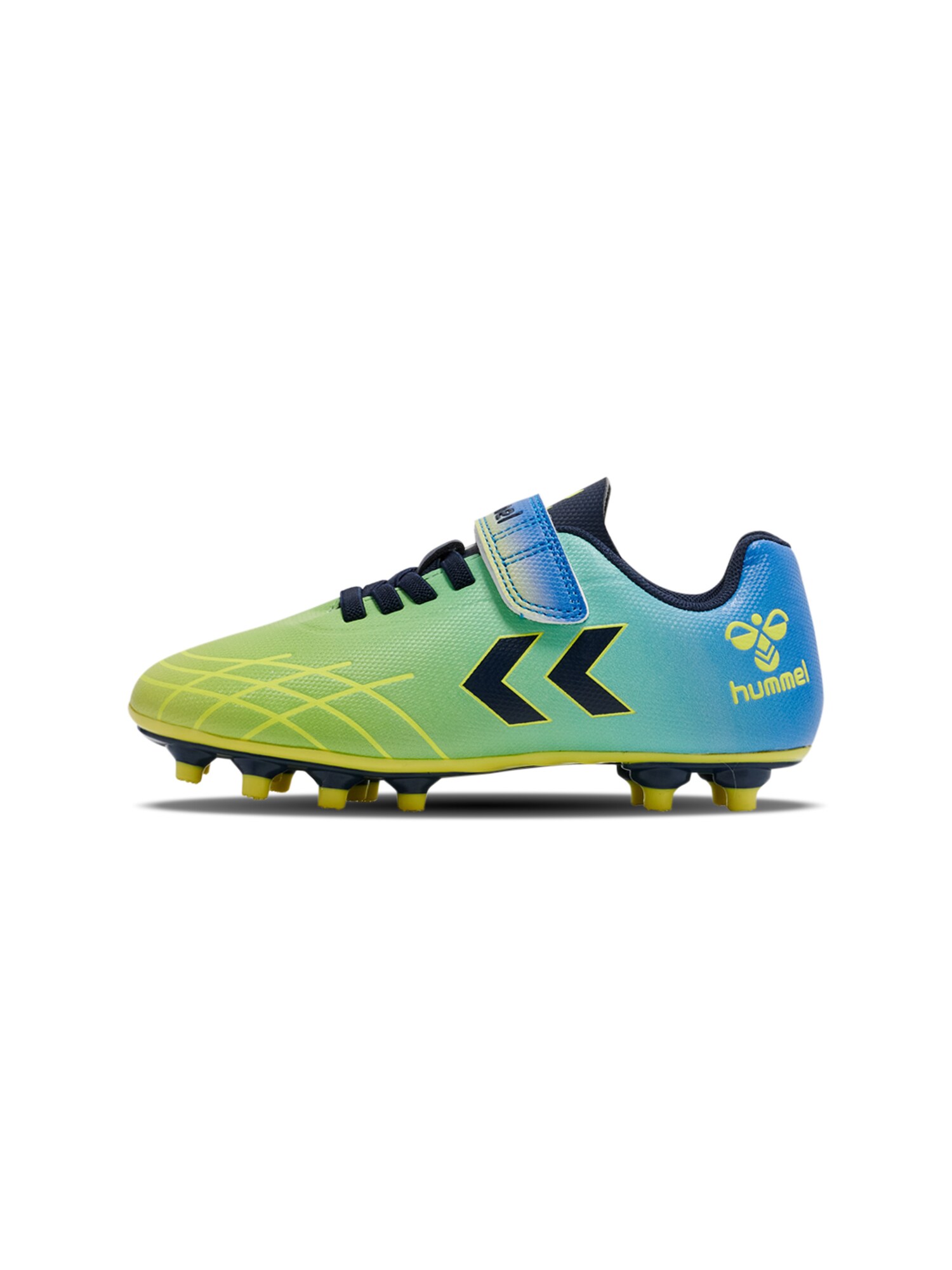 Hummel Pantofi sport 'Top Star'  albastru deschis / galben citron / verde deschis / negru