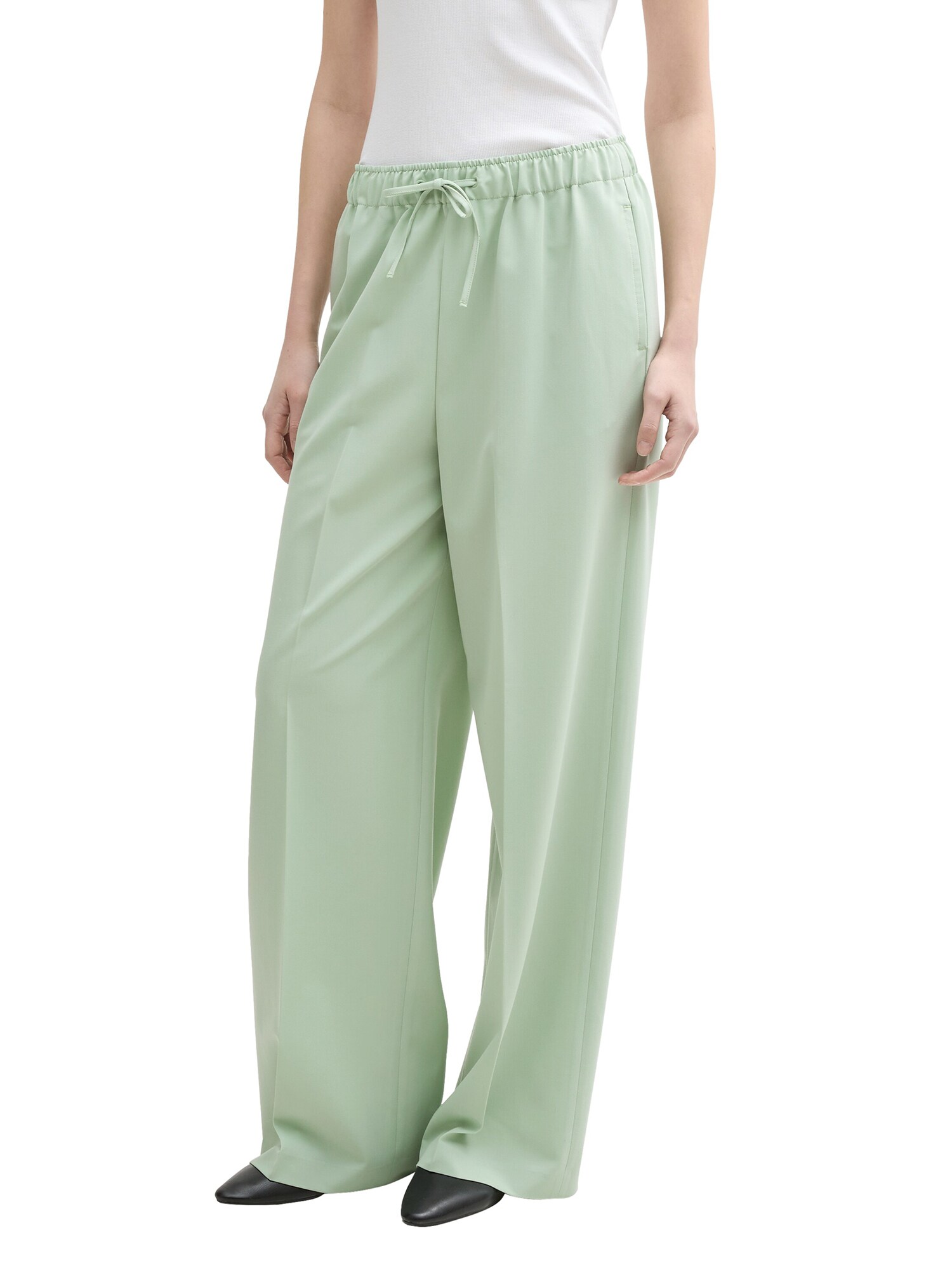 TOM TAILOR DENIM Ráncos nadrág  menta termék 2. képe