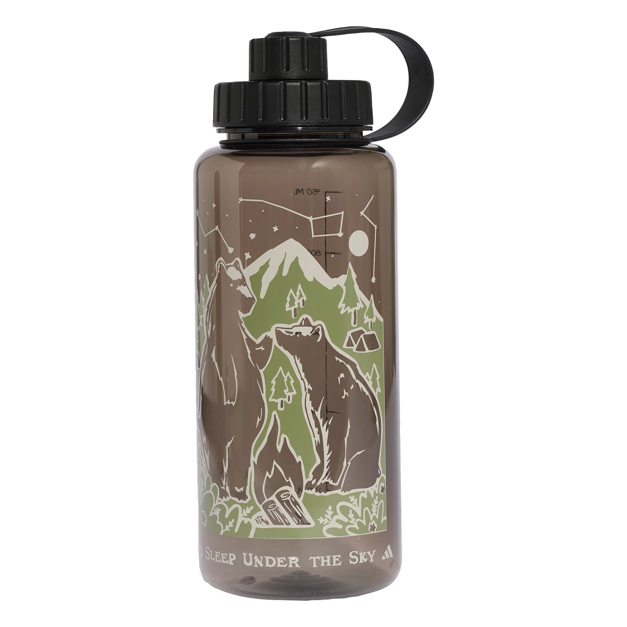 Adidas Terrex Drinkfles 'Trit 1L' Taupe / Chocoladebruin / Appel / Zwart