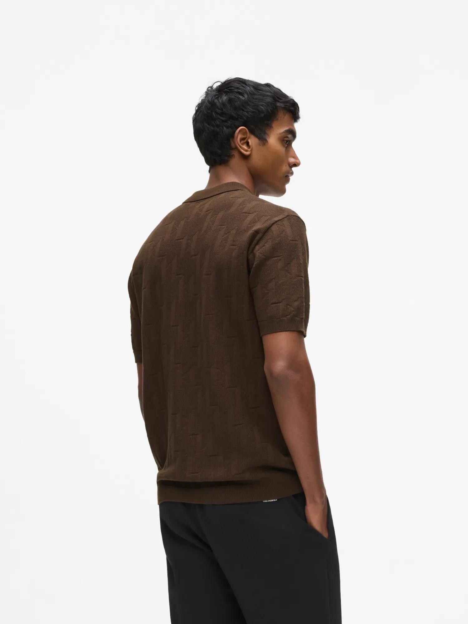 Karl Lagerfeld Camiseta marrón oscuro – imagen 12