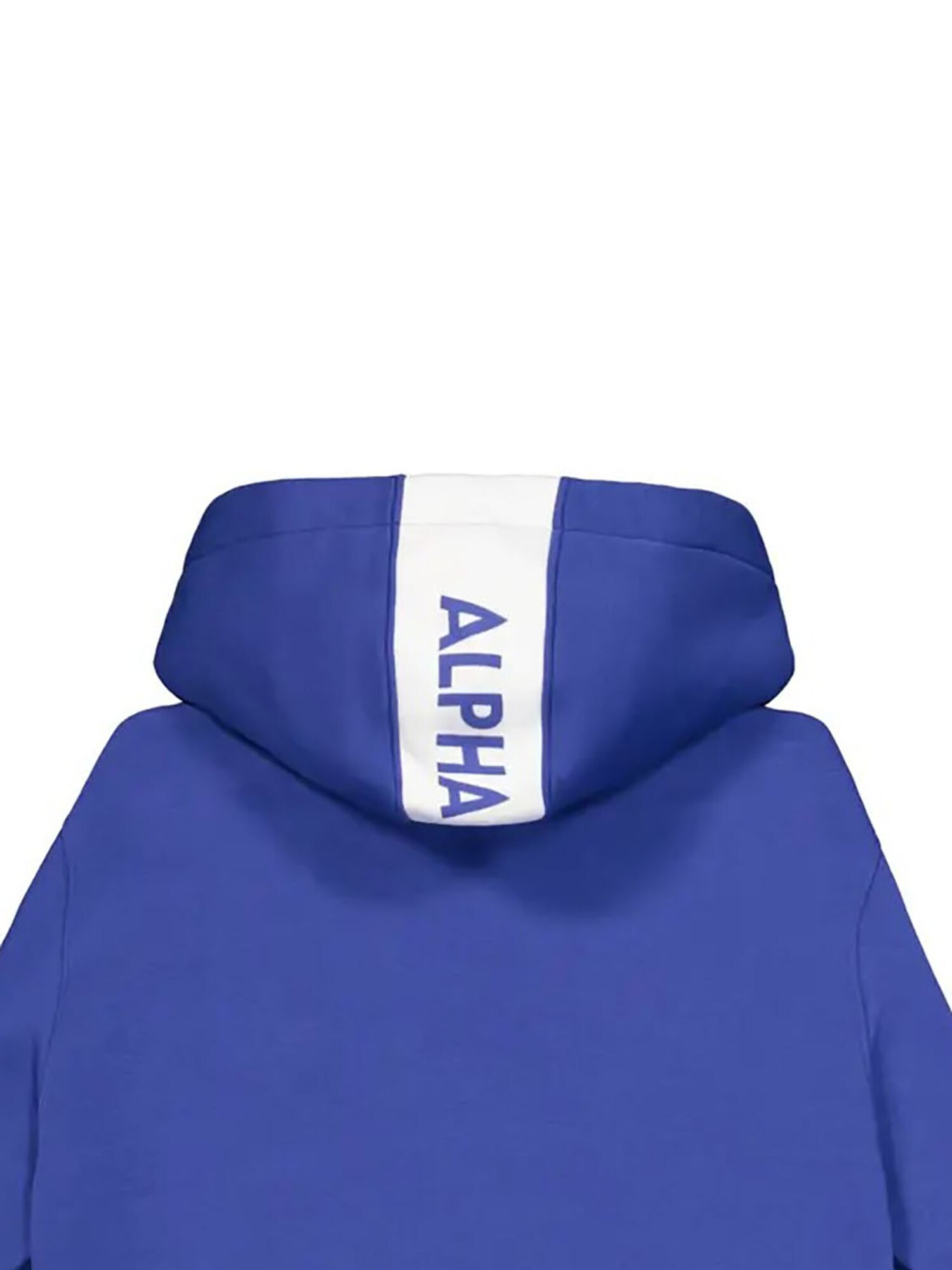 ALPHA INDUSTRIES Sudadera 'Red Stripe'  azul / blanco – imagen 3
