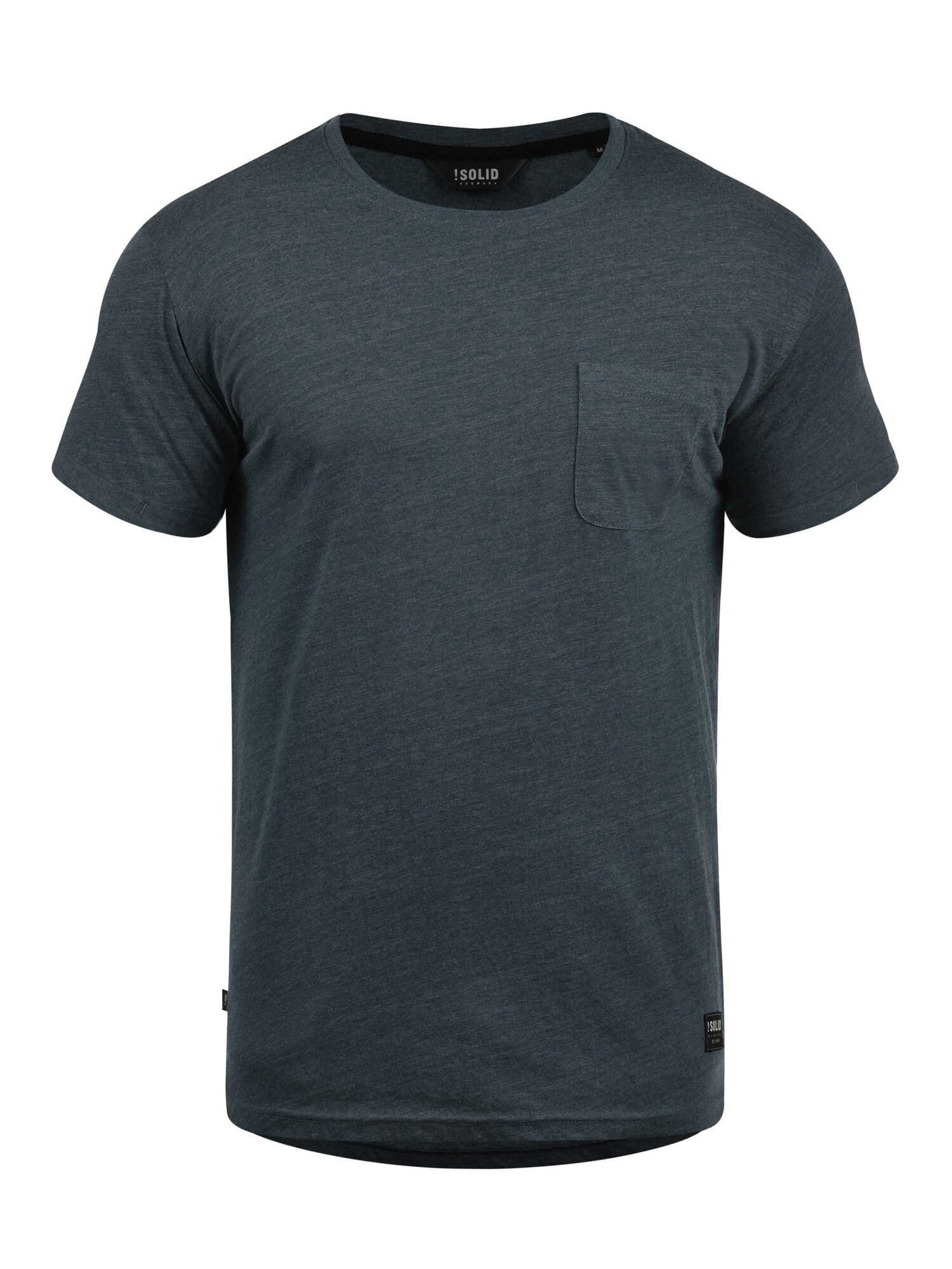 !Solid Camiseta 'Bob'  azul oscuro / negro / blanco
