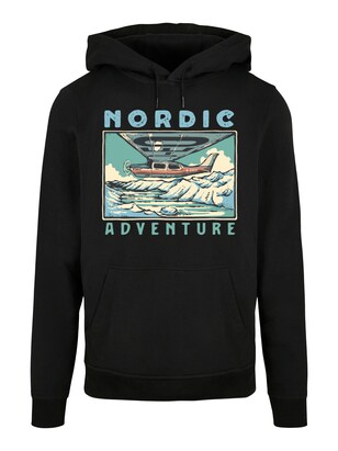 F4NT4STIC Sweatshirt ‘Nordic Adventures’ Gemengde kleuren / Zwart