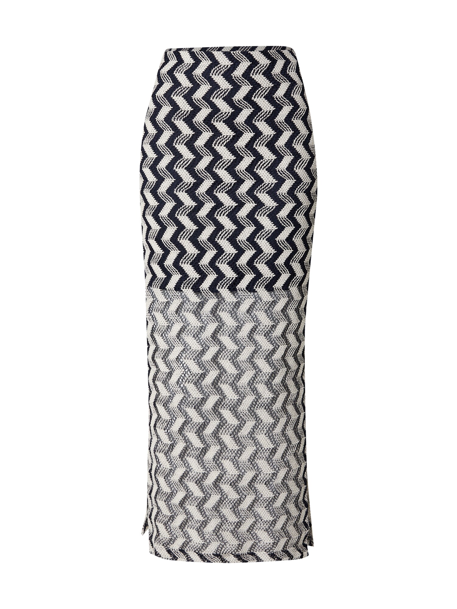 VERO MODA Fustă VMTIKKA  crem / bleumarin