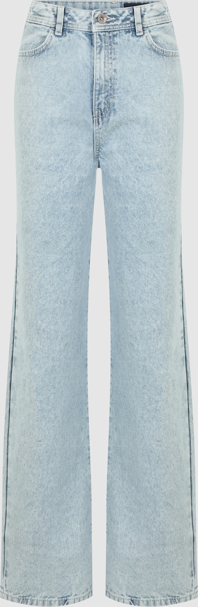 Noisy May Tall Drew High Waisted Wide Leg Jeans