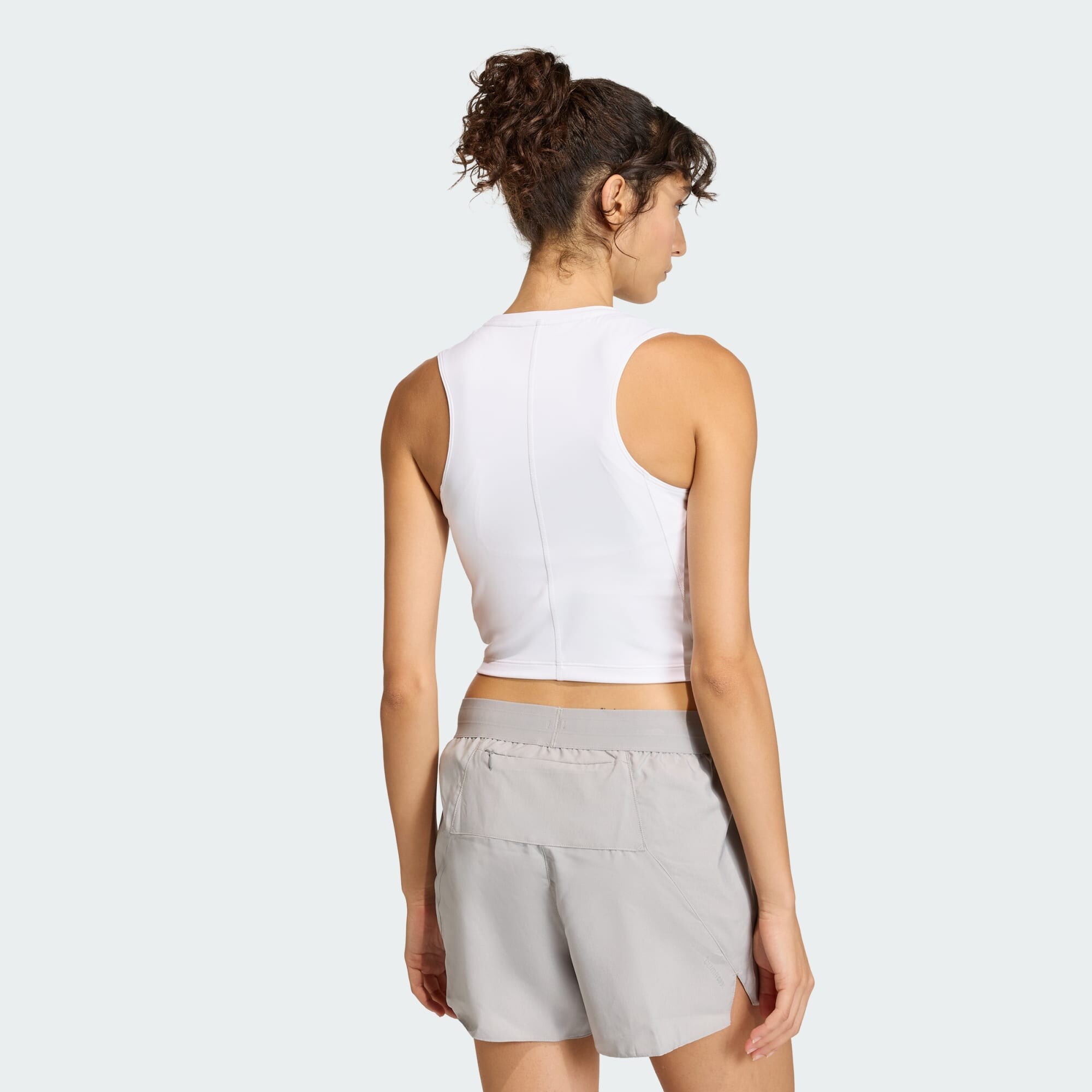ADIDAS PERFORMANCE Top deportivo 'Adi365 Iconic' gris / blanco – imagen 3