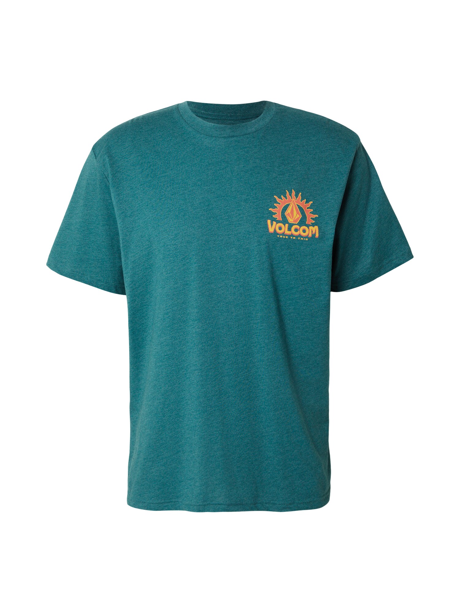 Volcom Tricou 'SOLSTICE'  galben miere / verde petrol / roșu deschis