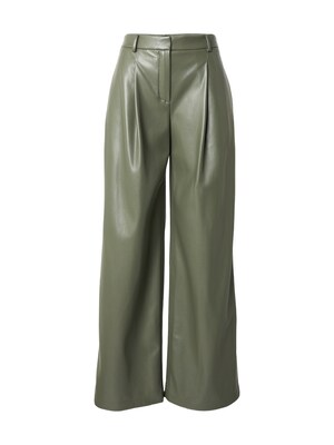 BOSS Pantalón plisado 'Tiana4-M'  oliva
