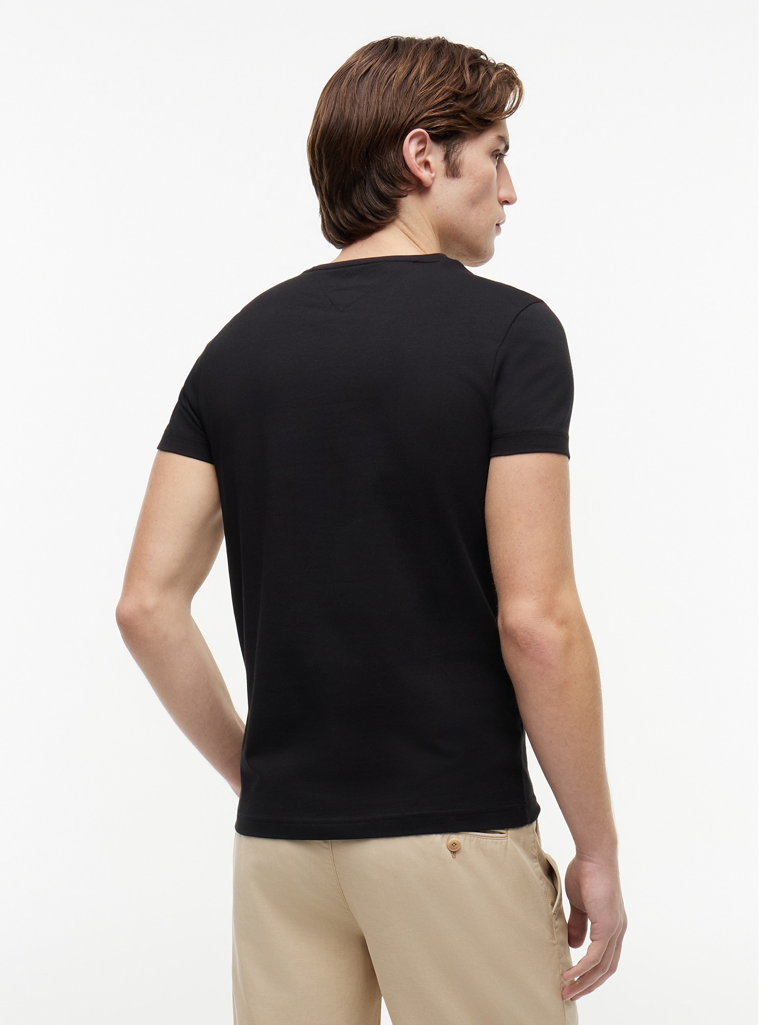 TOMMY HILFIGER Tričko 'Flex' námornícka modrá / červená / čierna / biela (obrázok 3)