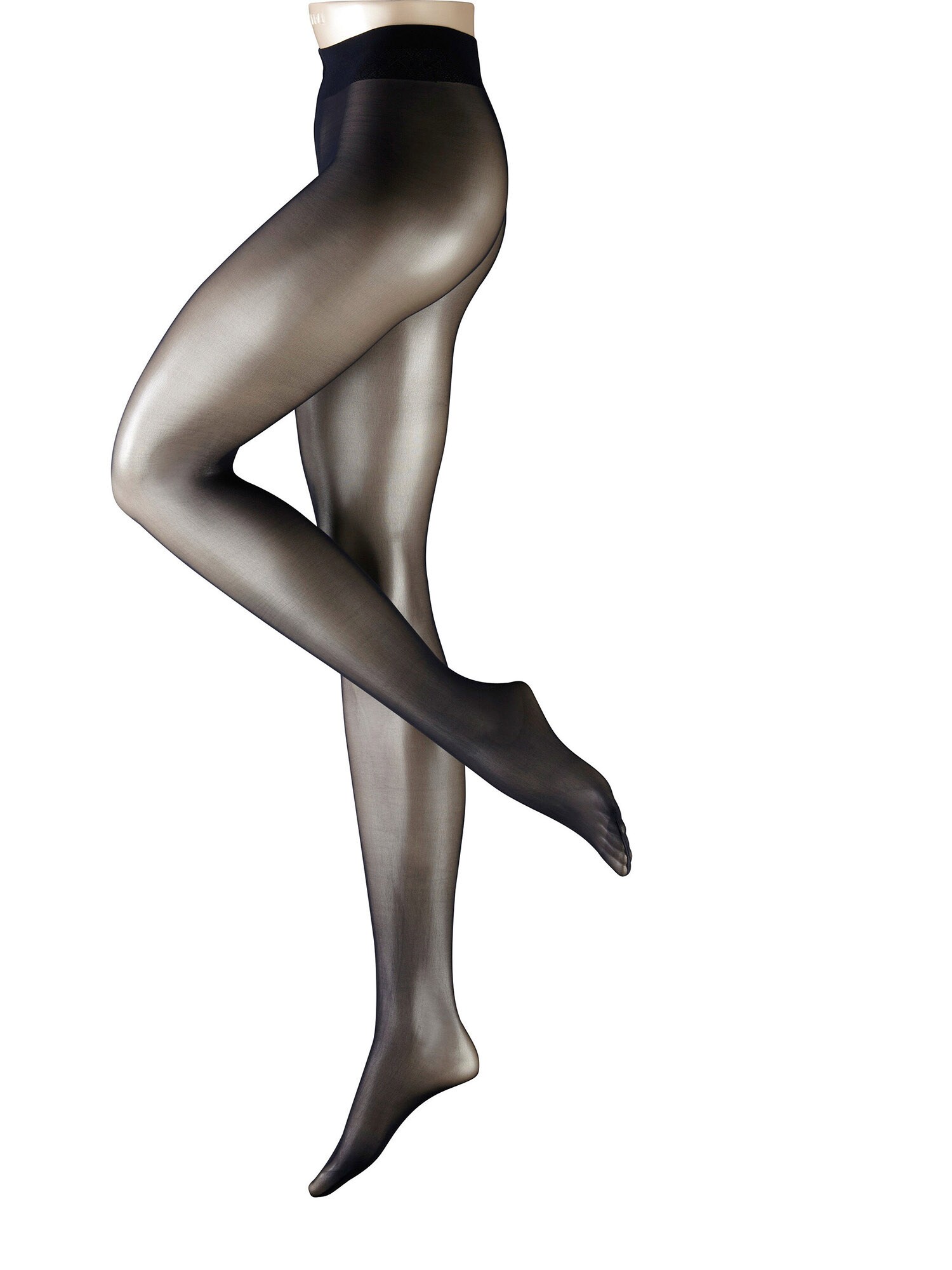 FALKE Ștrampeni fini Matt Deluxe  albastru noapte