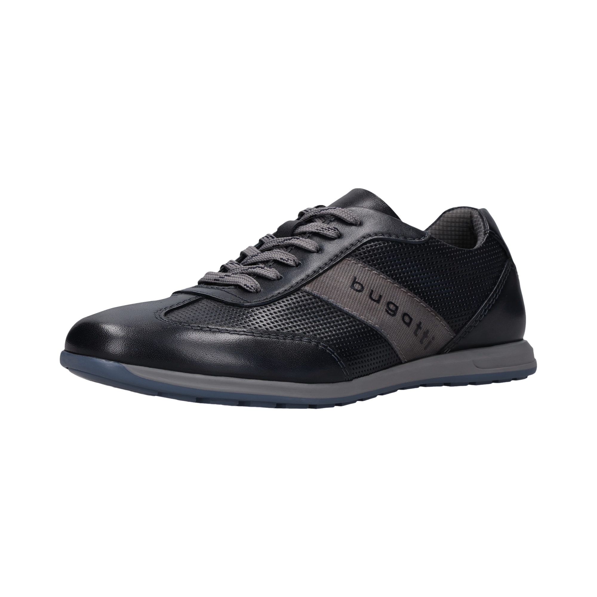 bugatti Sneaker low albastru marin / pământiu