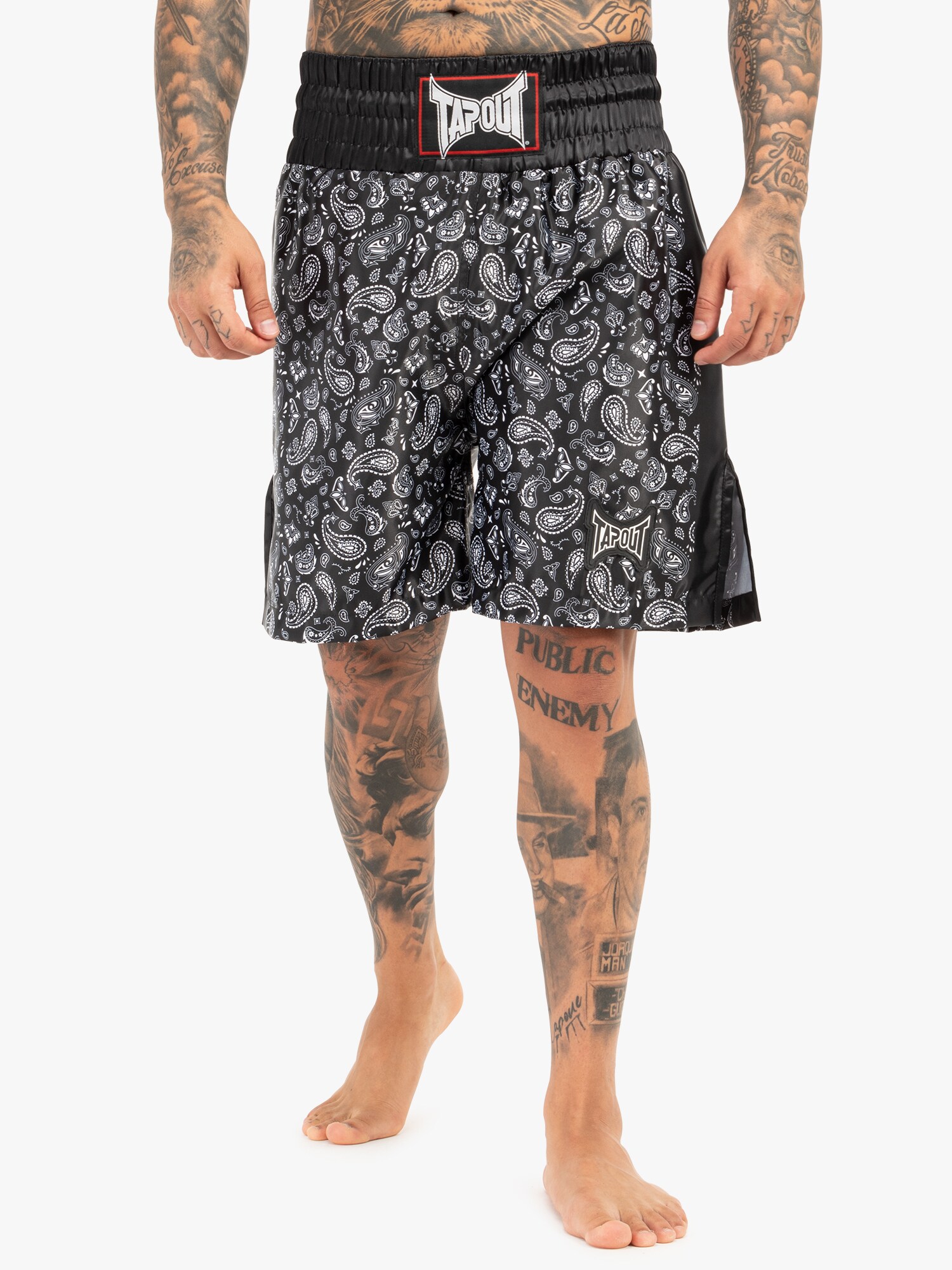 Tapout Sportnadrágok 'Moreno'  piros / fekete / fehér termék 2. képe