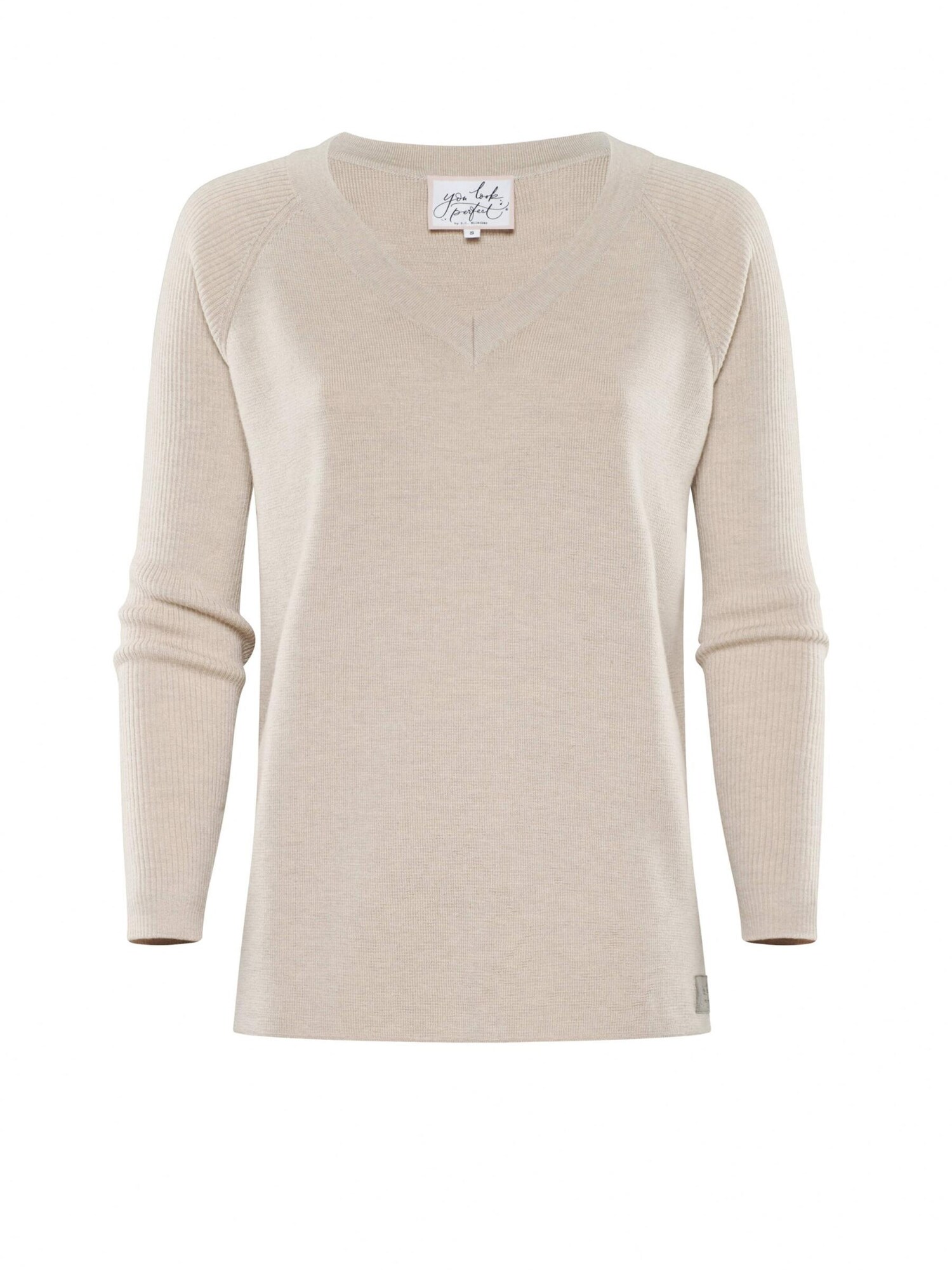 YOU LOOK PERFECT Pullover 'DORINA'  beige