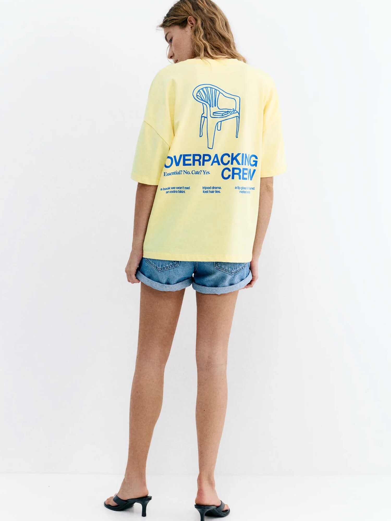 Pull&Bear Tričko  žltá (obrázok 3)