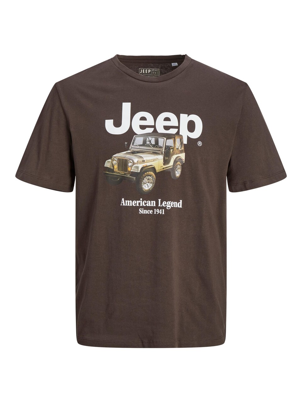 T-shirt brun / gul