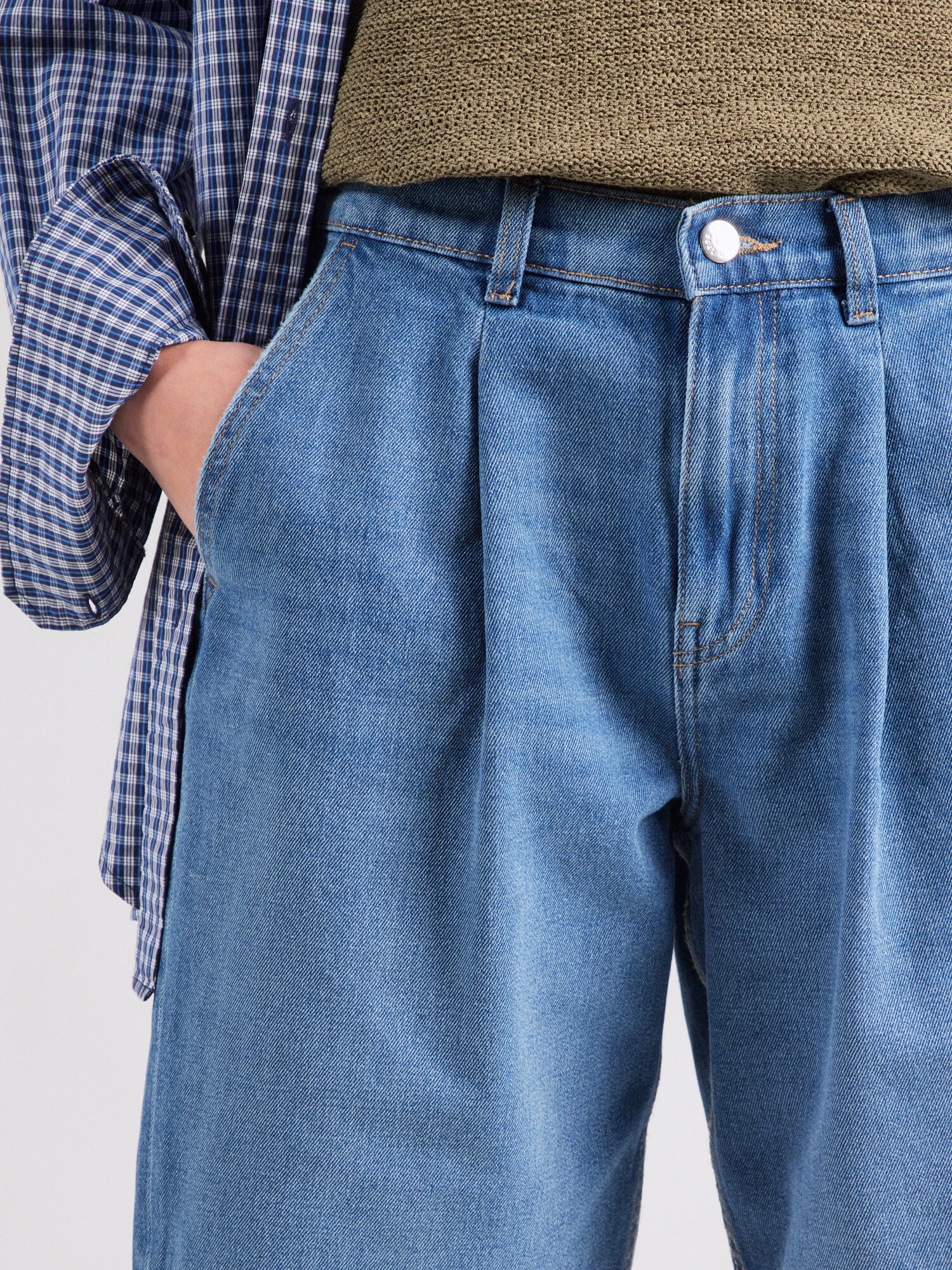ONLY Plisované rifle 'ONLIvy' modrá denim (obrázok 5)
