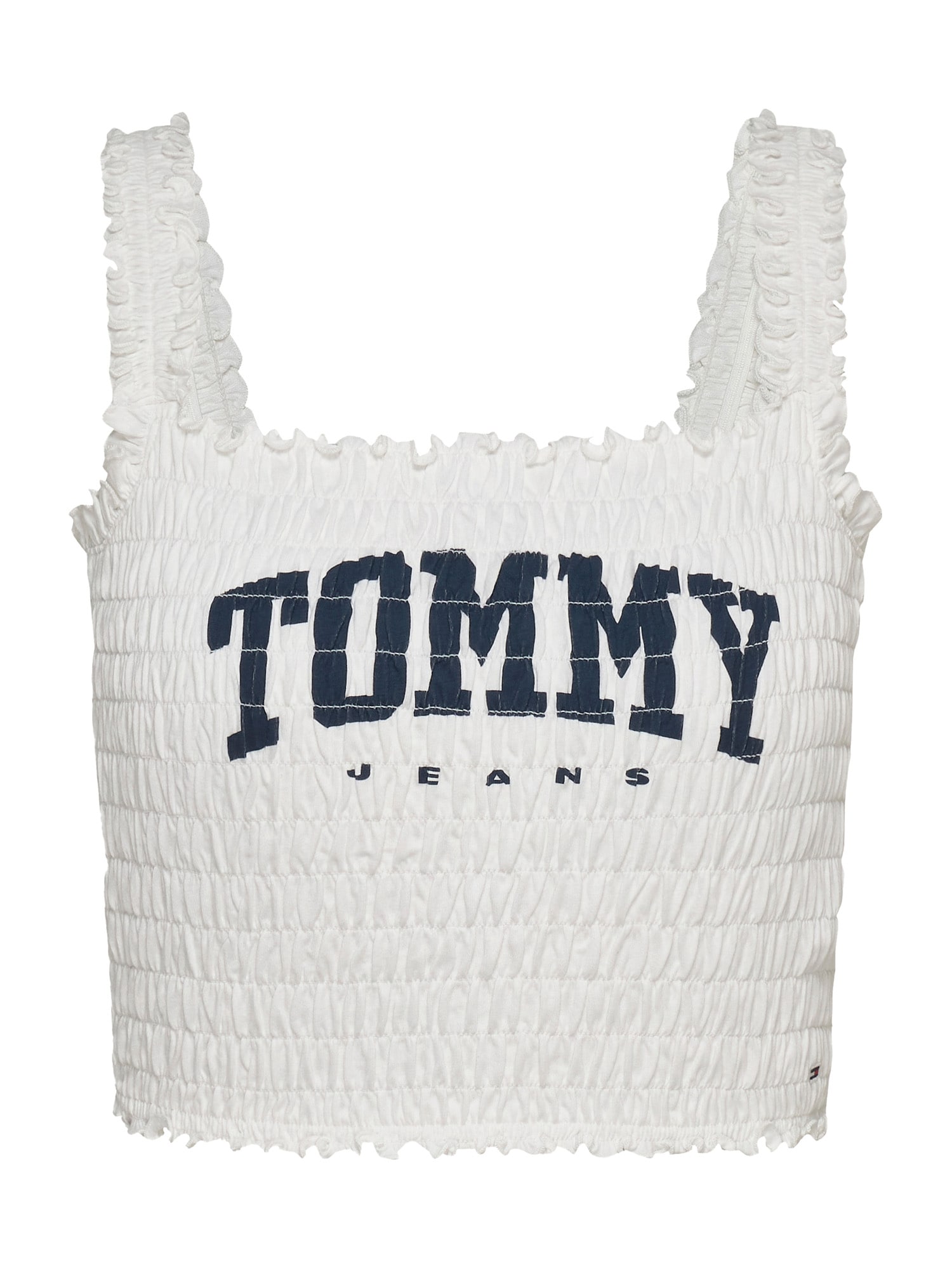 Tommy Jeans Top  tengerészkék / természetes fehér akciós termékkép 1