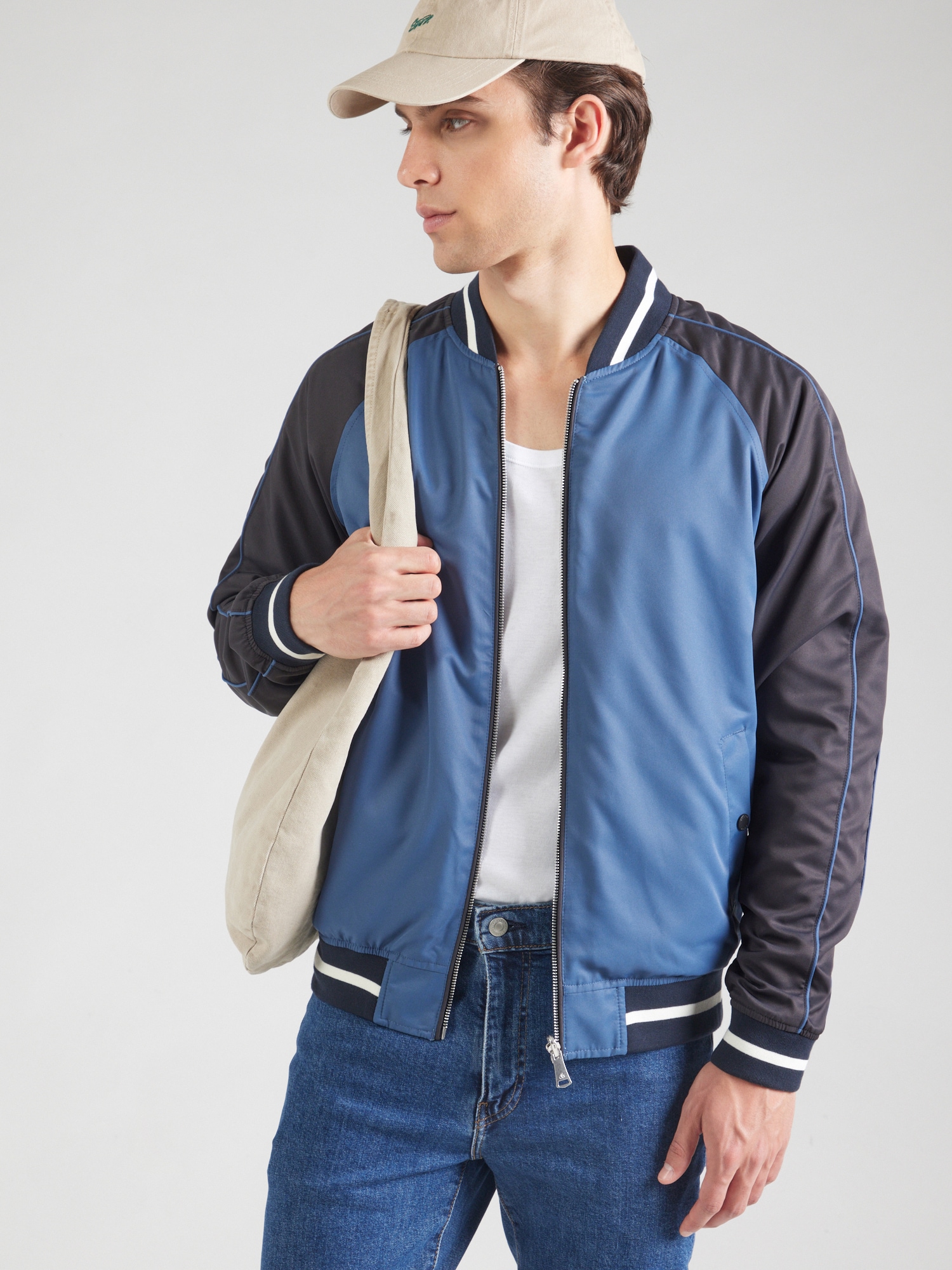 SCOTCH & SODA Átmeneti dzseki  türkiz / zafir / fekete / fehér termék 2. képe