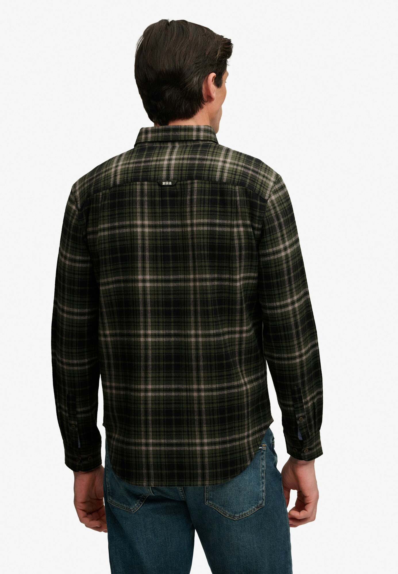 Superdry & Co Camisa  greige / oliva / negro – imagen 4