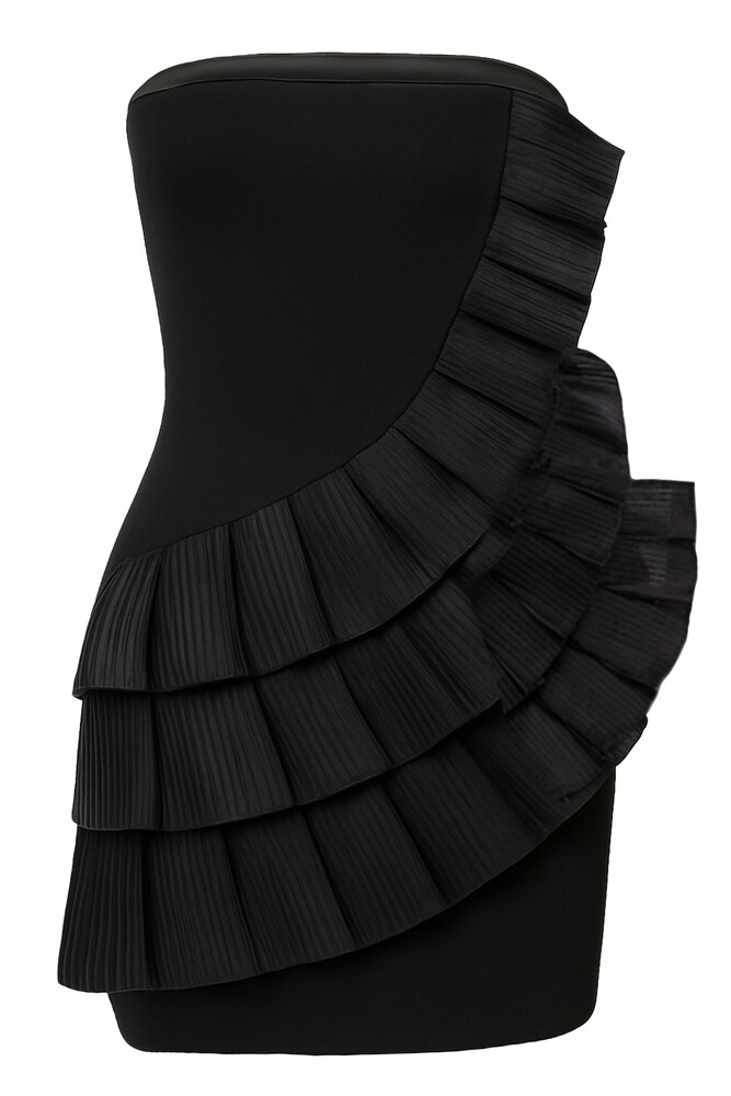 GODDIVA Minikleid Damen Größe 40 schwarz Winterkleid