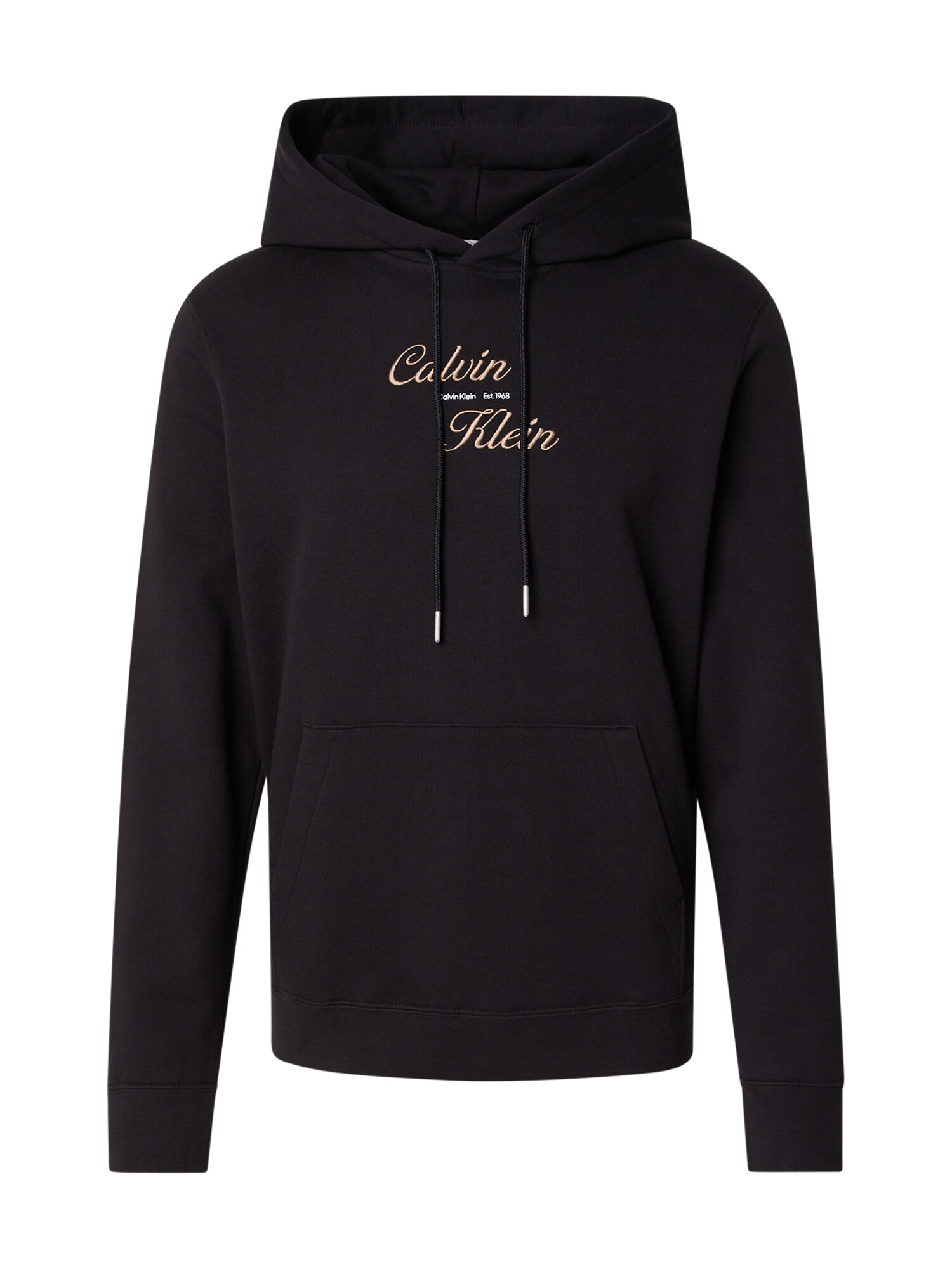 Calvin Klein Jeans Mikina  kapučíno / čierna / biela