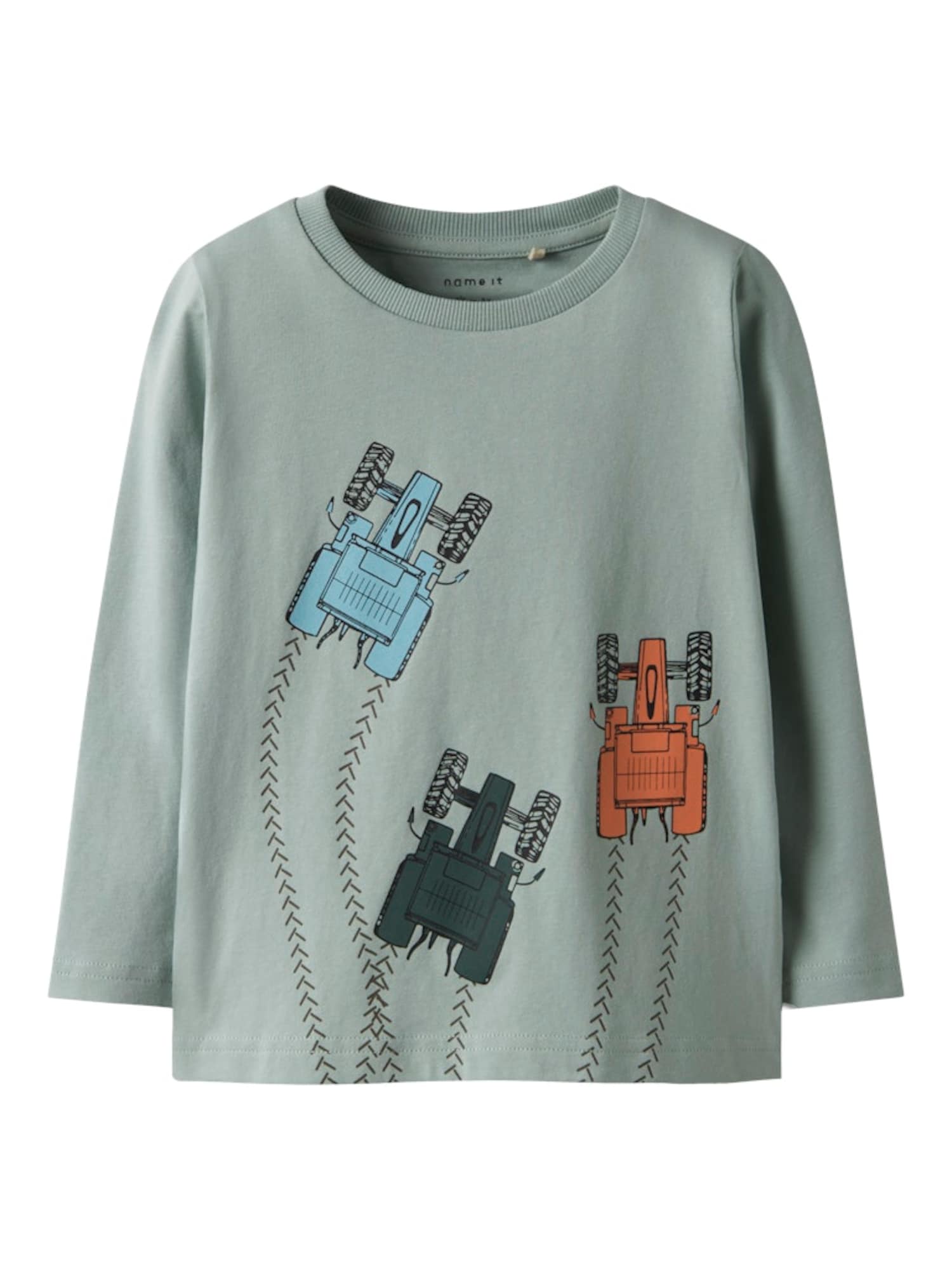 NAME IT Tricou NMMLACTOR  azur / verde pin / verde pastel / portocaliu