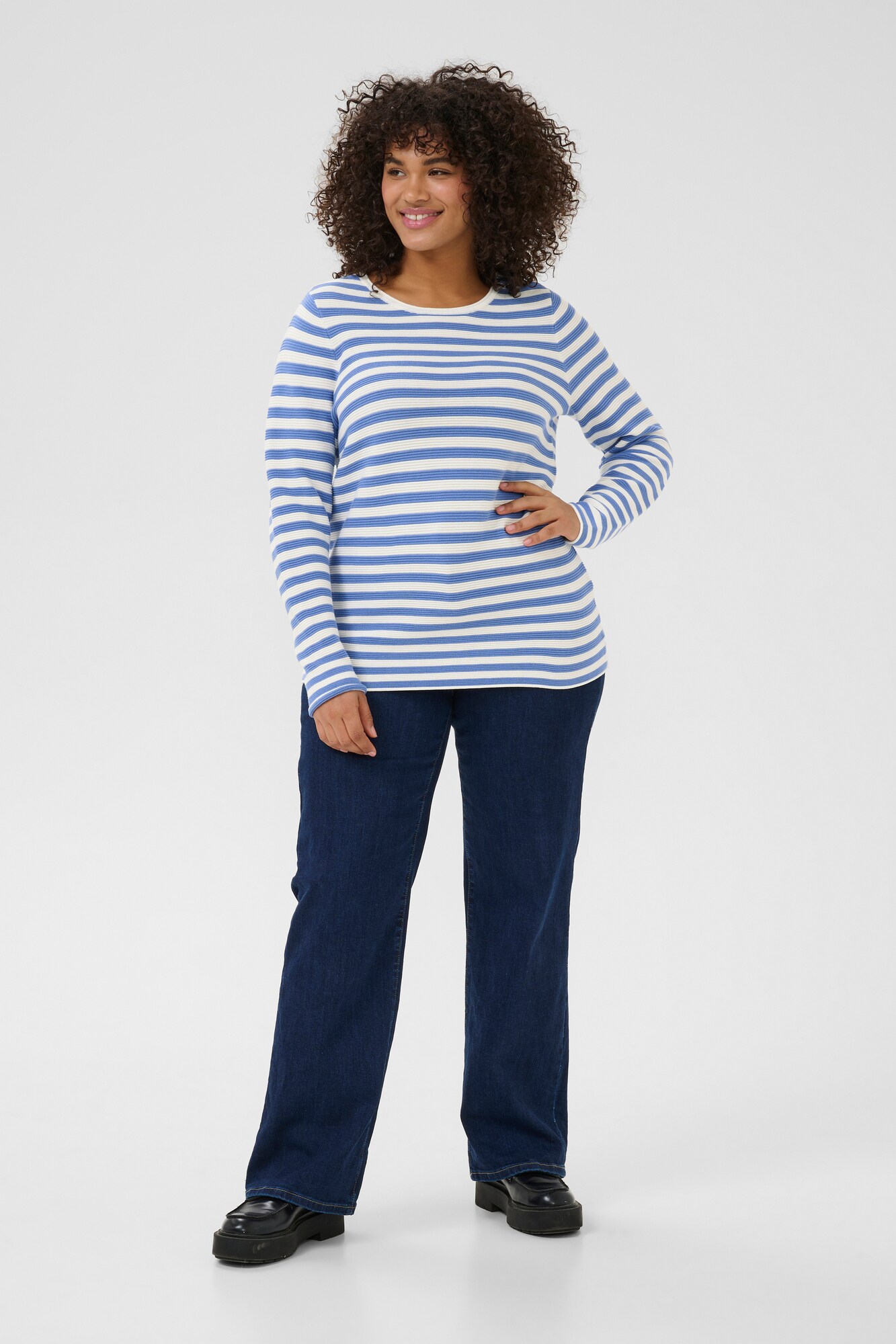 Thumbnail - KAFFE CURVE Pullover Ninka