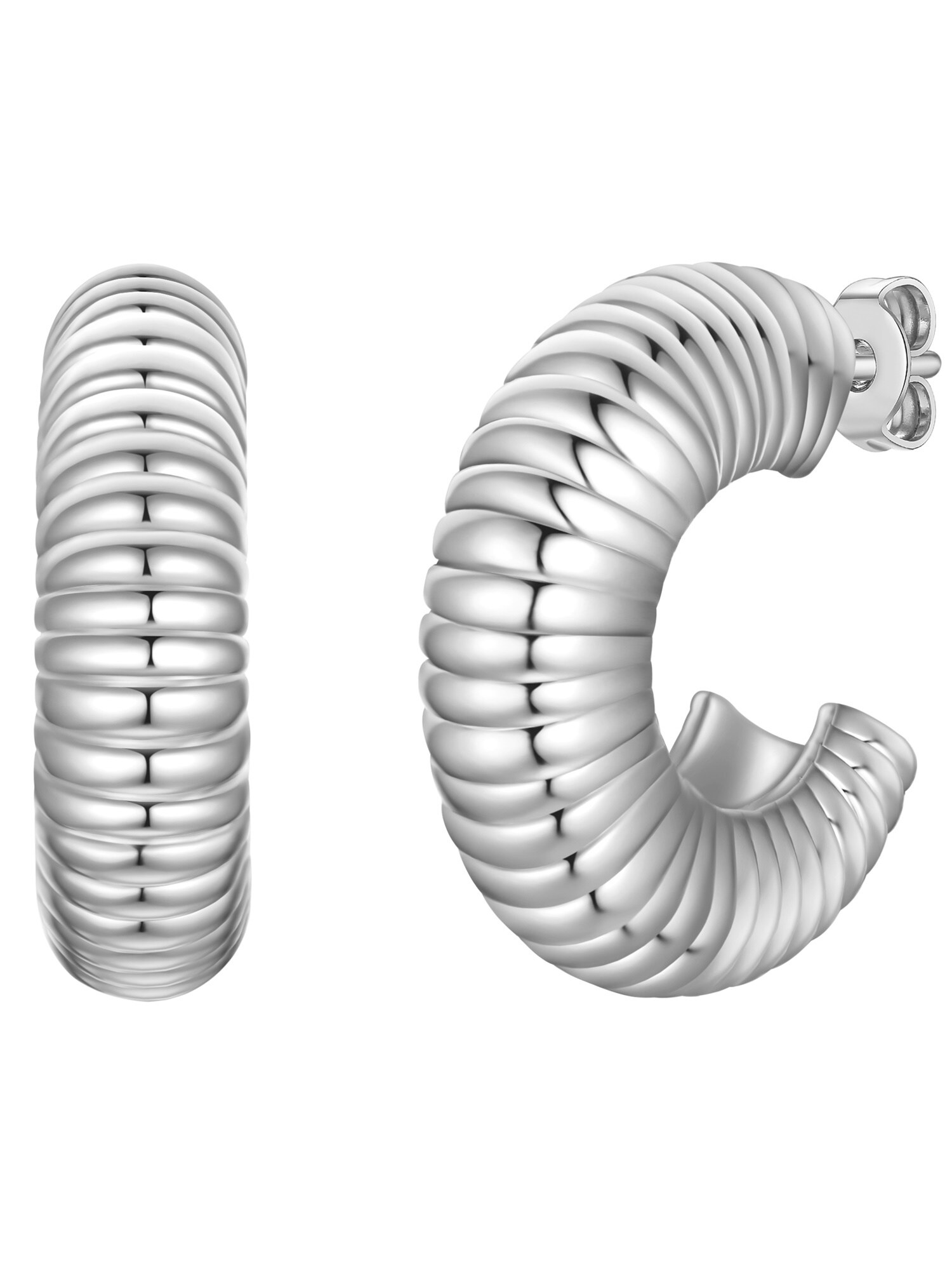 Yokoamii Pendientes  plata