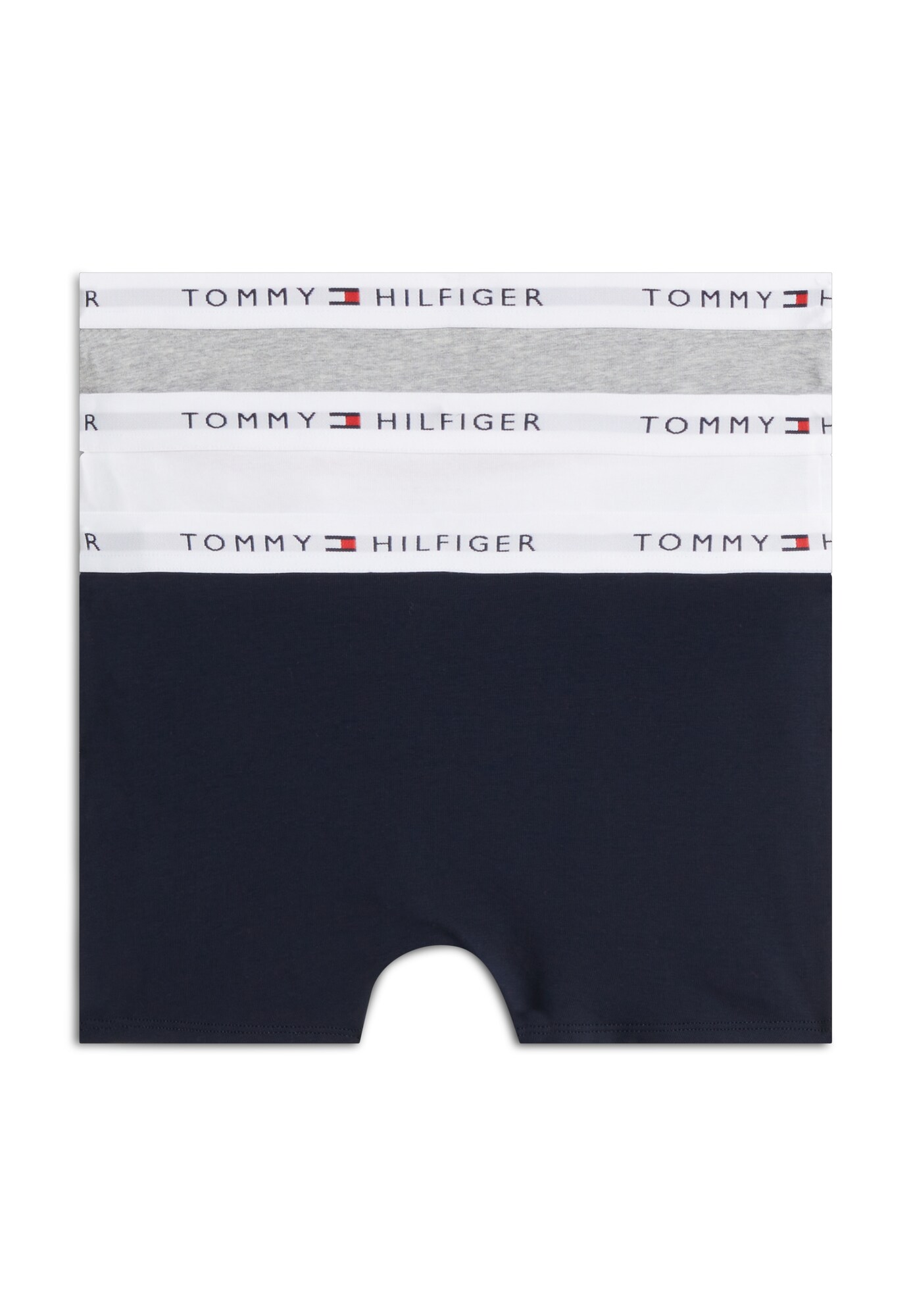 Tommy Hilfiger Underwear Nohavičky  sivá melírovaná / čierna / biela