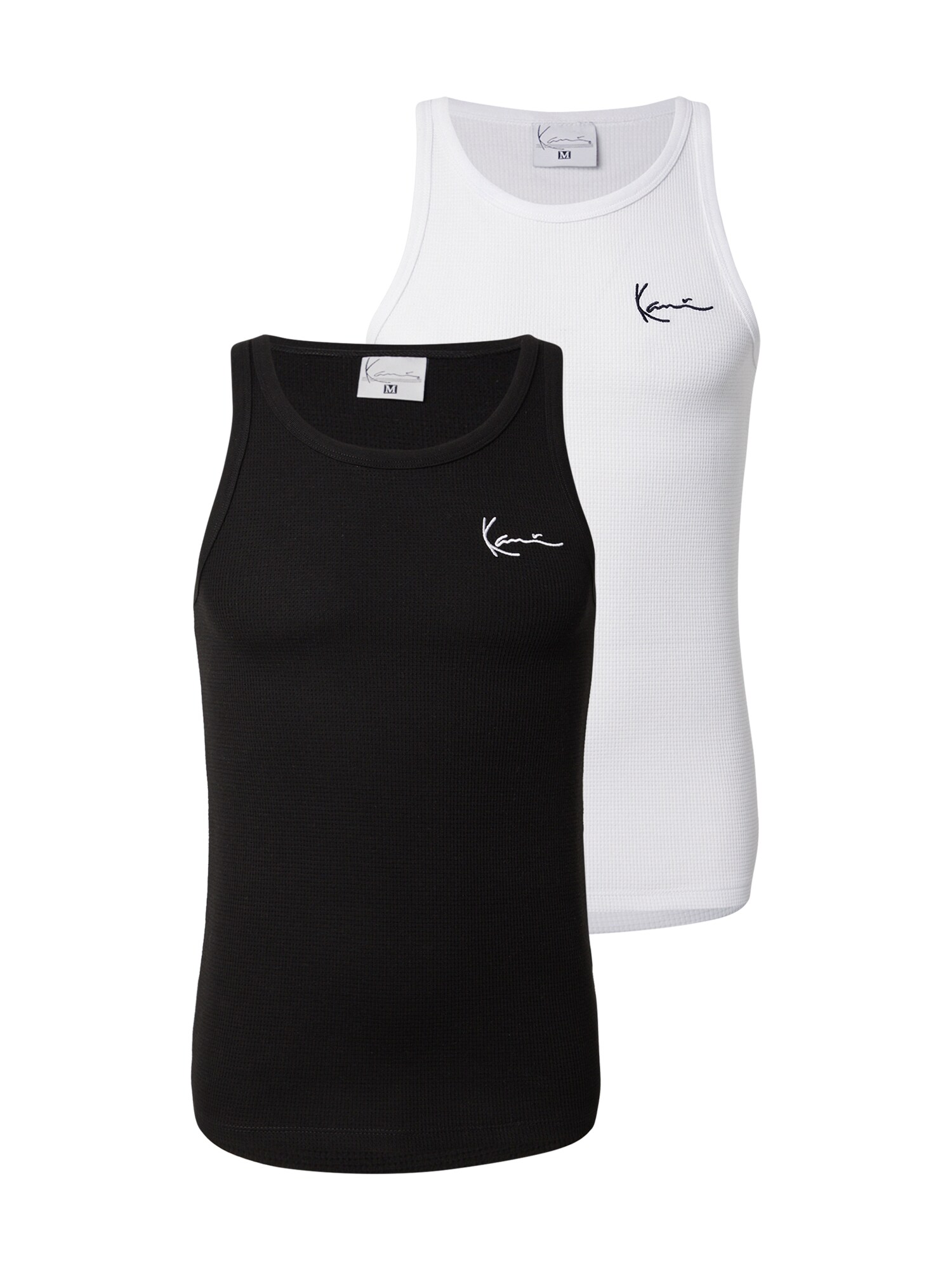 Karl Kani Tricou Essential  negru / alb