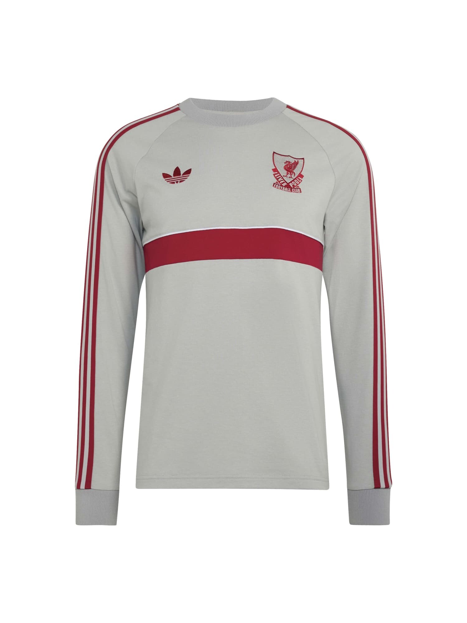 ADIDAS PERFORMANCE Funkčné tričko 'Liverpool FC'  svetlosivá / červená