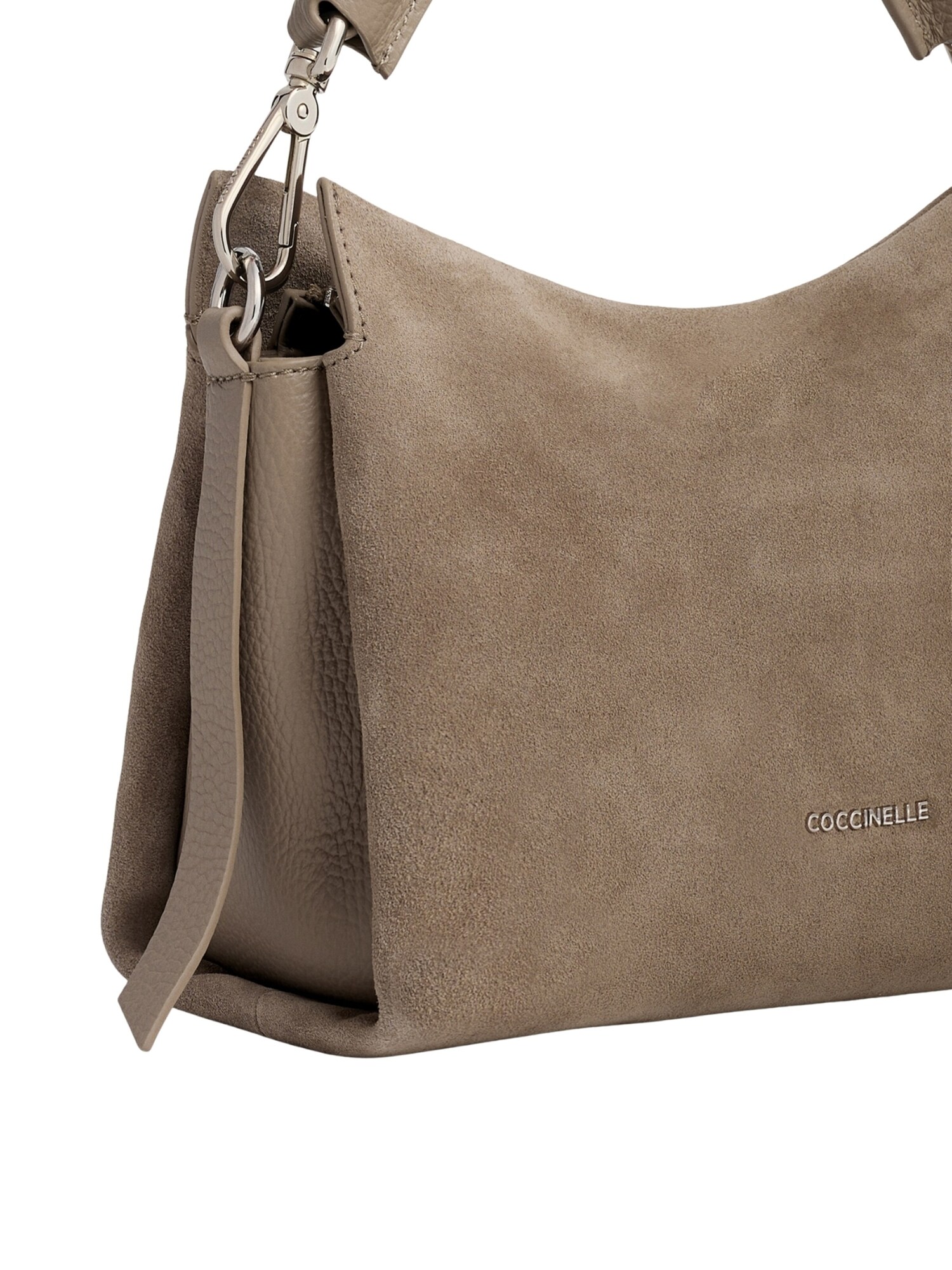 Coccinelle Bolso de mano 'Boheme Suede 200s 1'  taupe – imagen 4