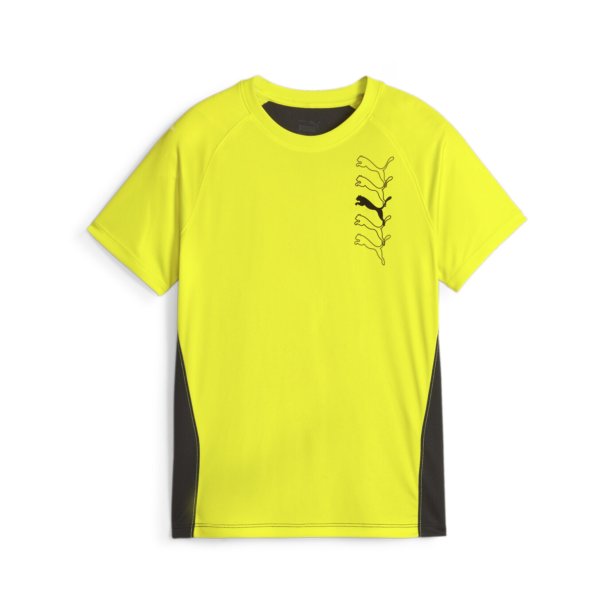 PUMA Funkčné tričko 'FIT'  žltá / čierna