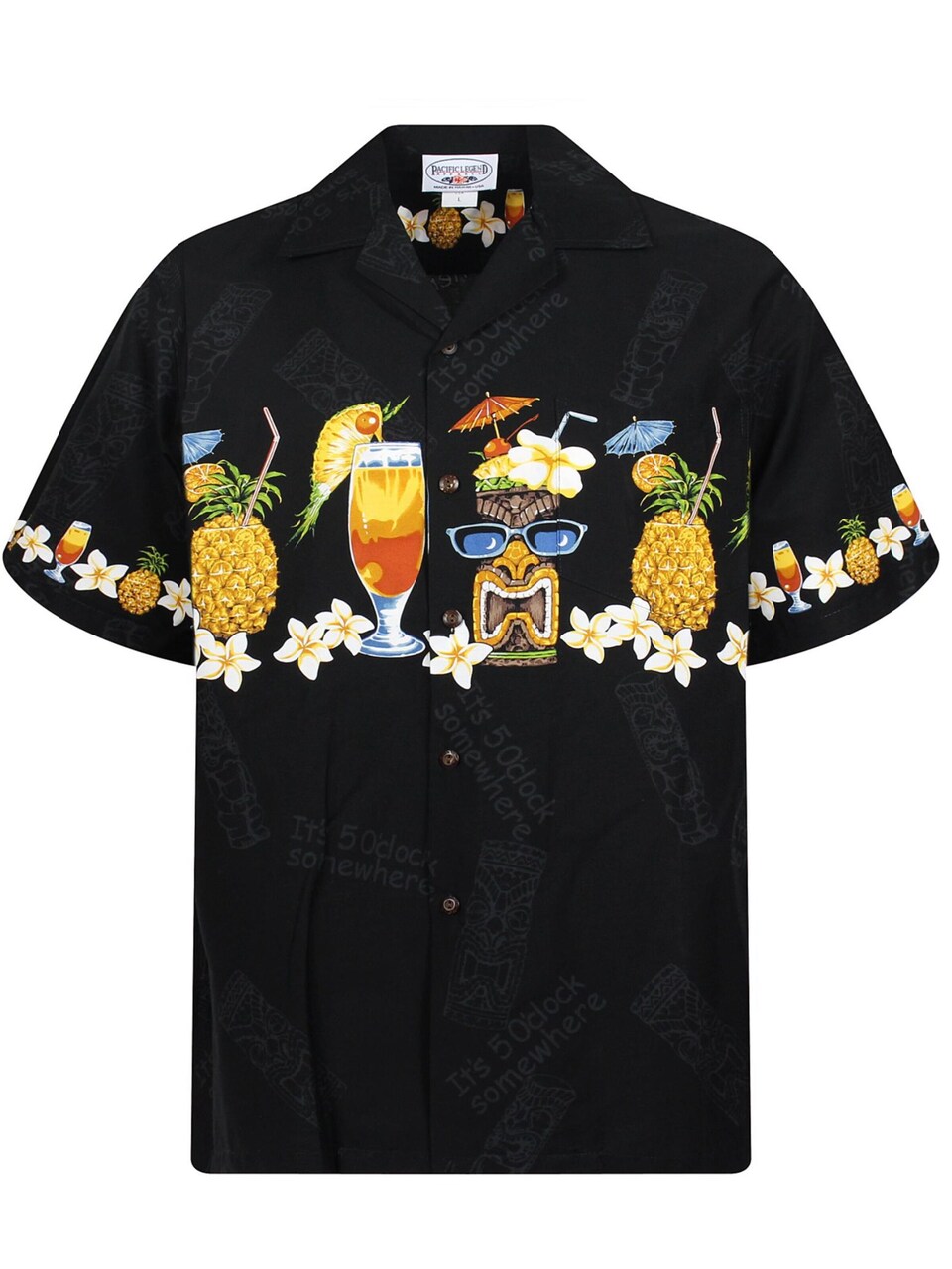Skjorta 'Cocktail Ananas'