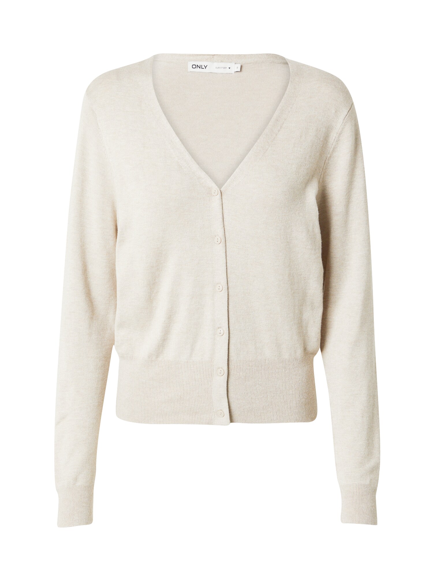 ONLY Geacă tricotată ONLVENICE  gri deschis