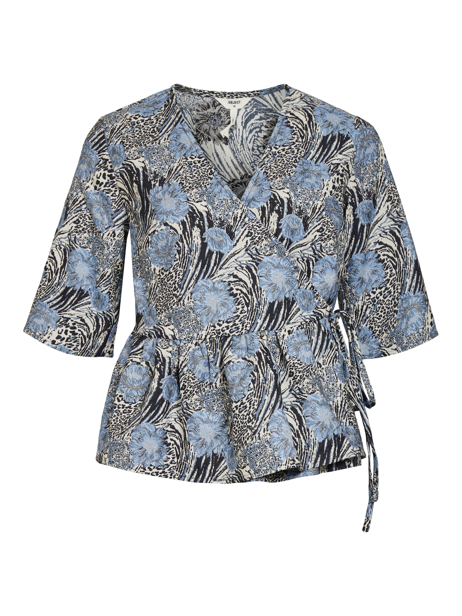 Object OBJECT Bluse marine / blaumeliert / grau / silbergrau