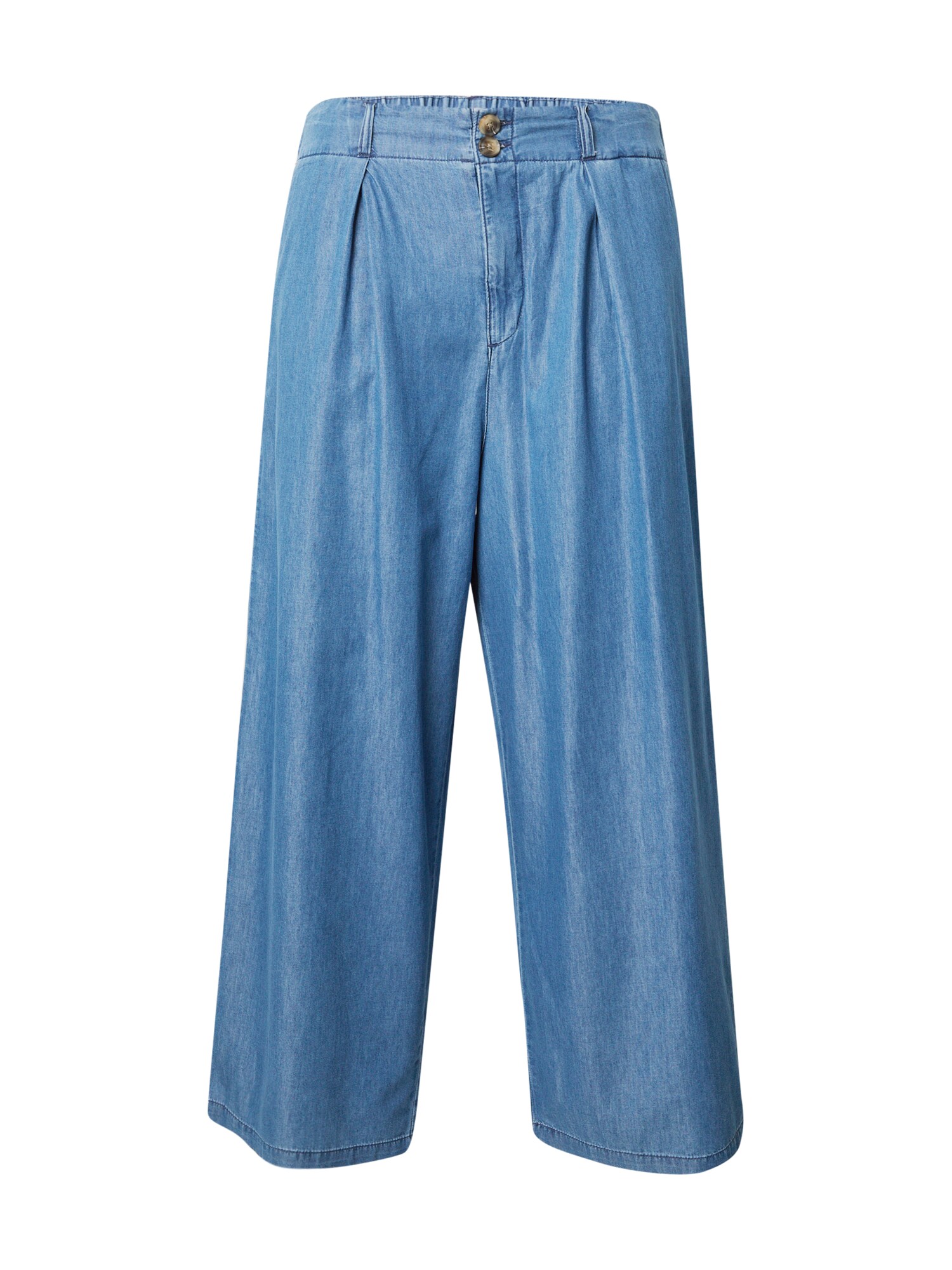 ONLY Carmakoma Plisované rifle 'CARBEA' modrá denim