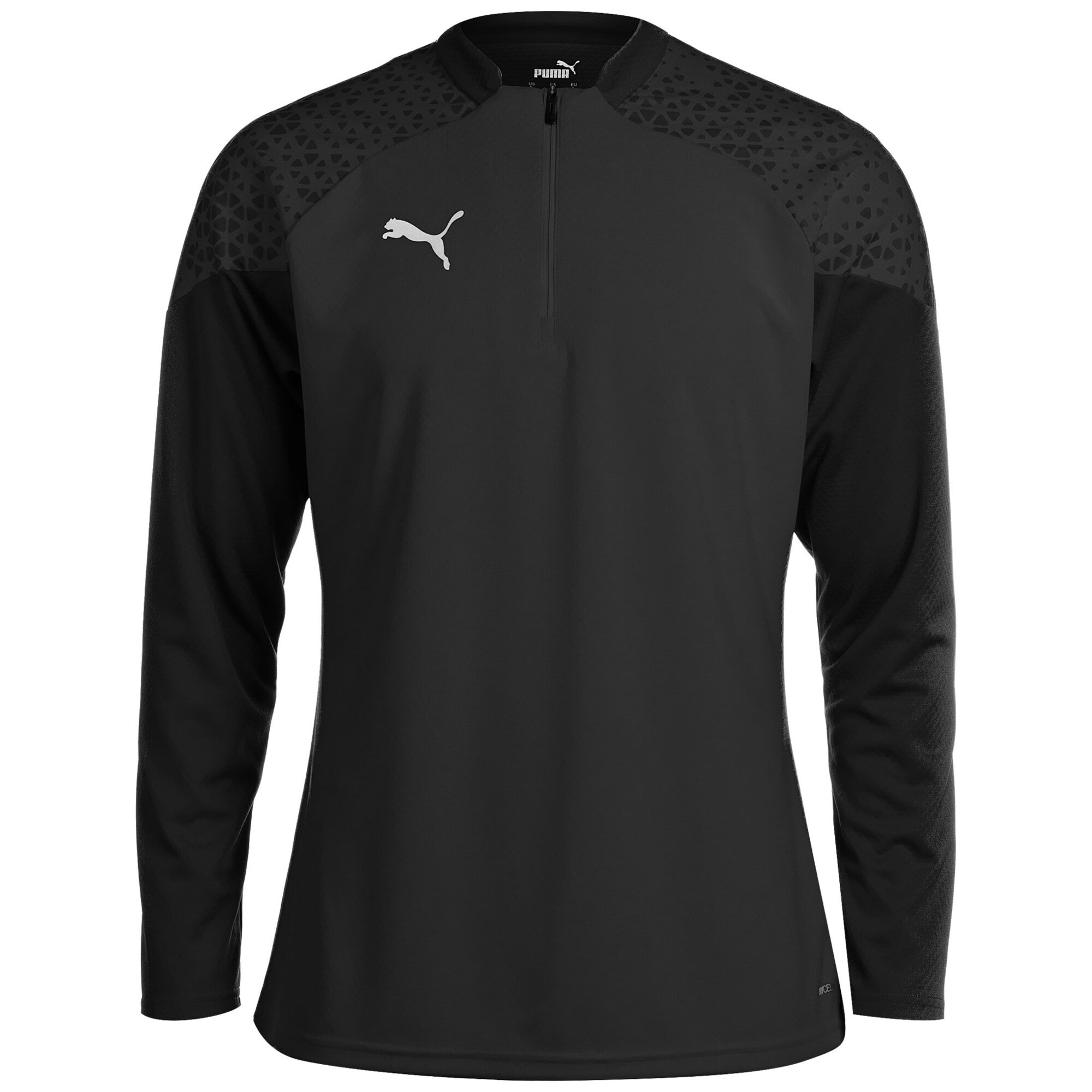PUMA Funkcionális felső 'TeamCup'  szürke / fekete / fehér akciós termékkép 1