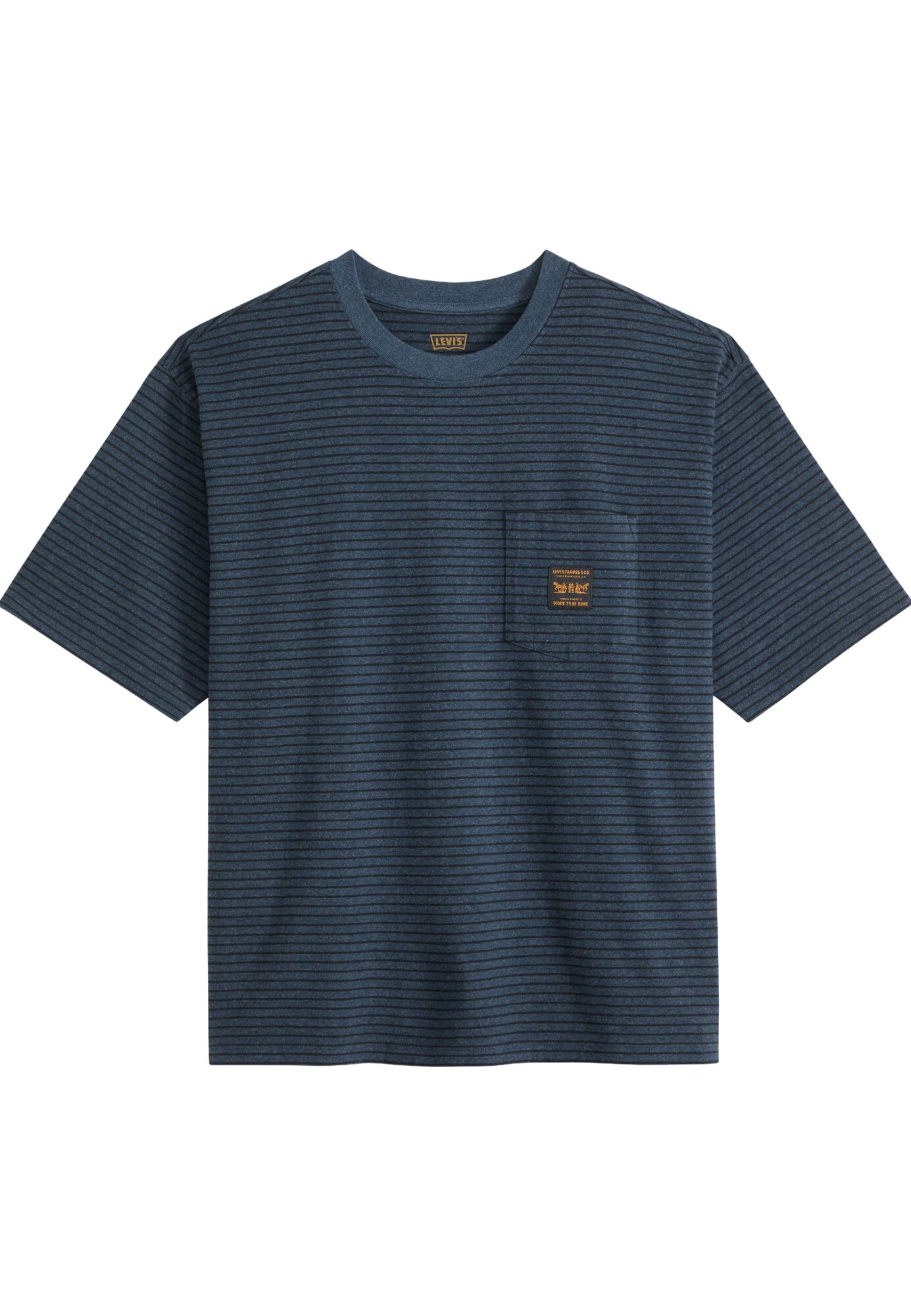 LEVI'S ® Tričko 'WORKWEAR'  zafírová / čierna