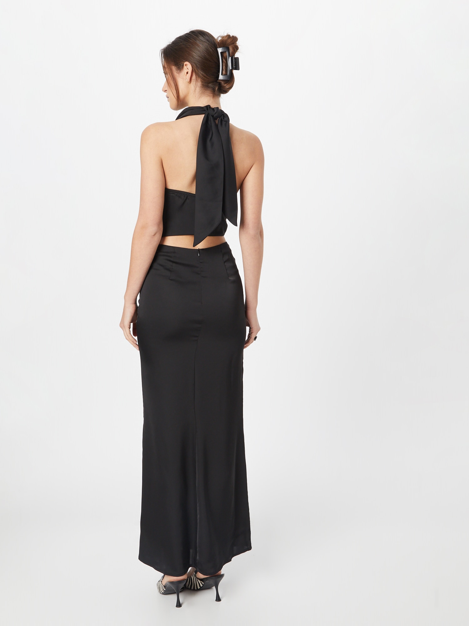 Thumbnail - Damen - Zweiteiler '(Me) High Neck Satin Cowl Co-ord'