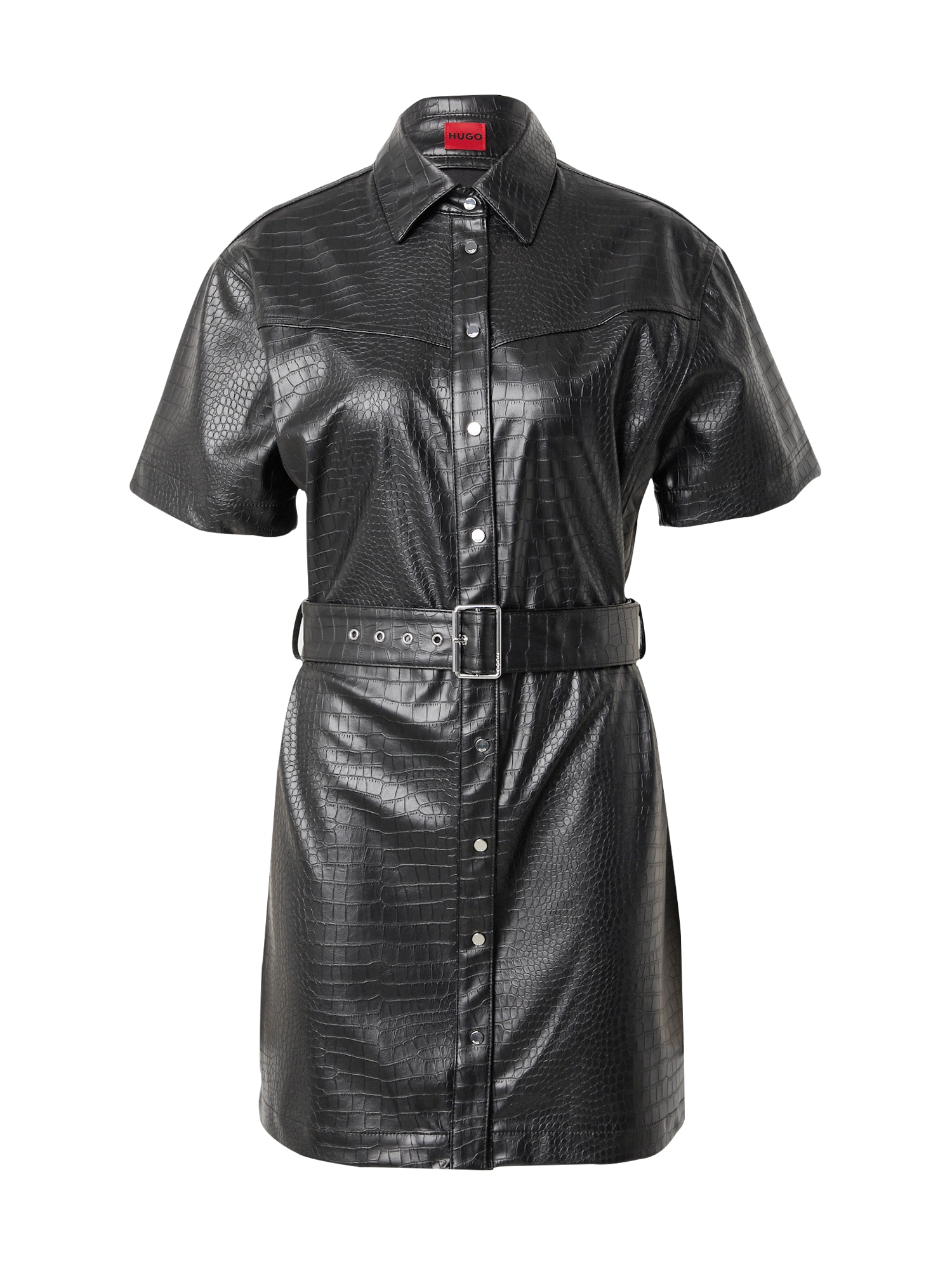 HUGO Košeľové šaty 'Kerve-1'  čierna