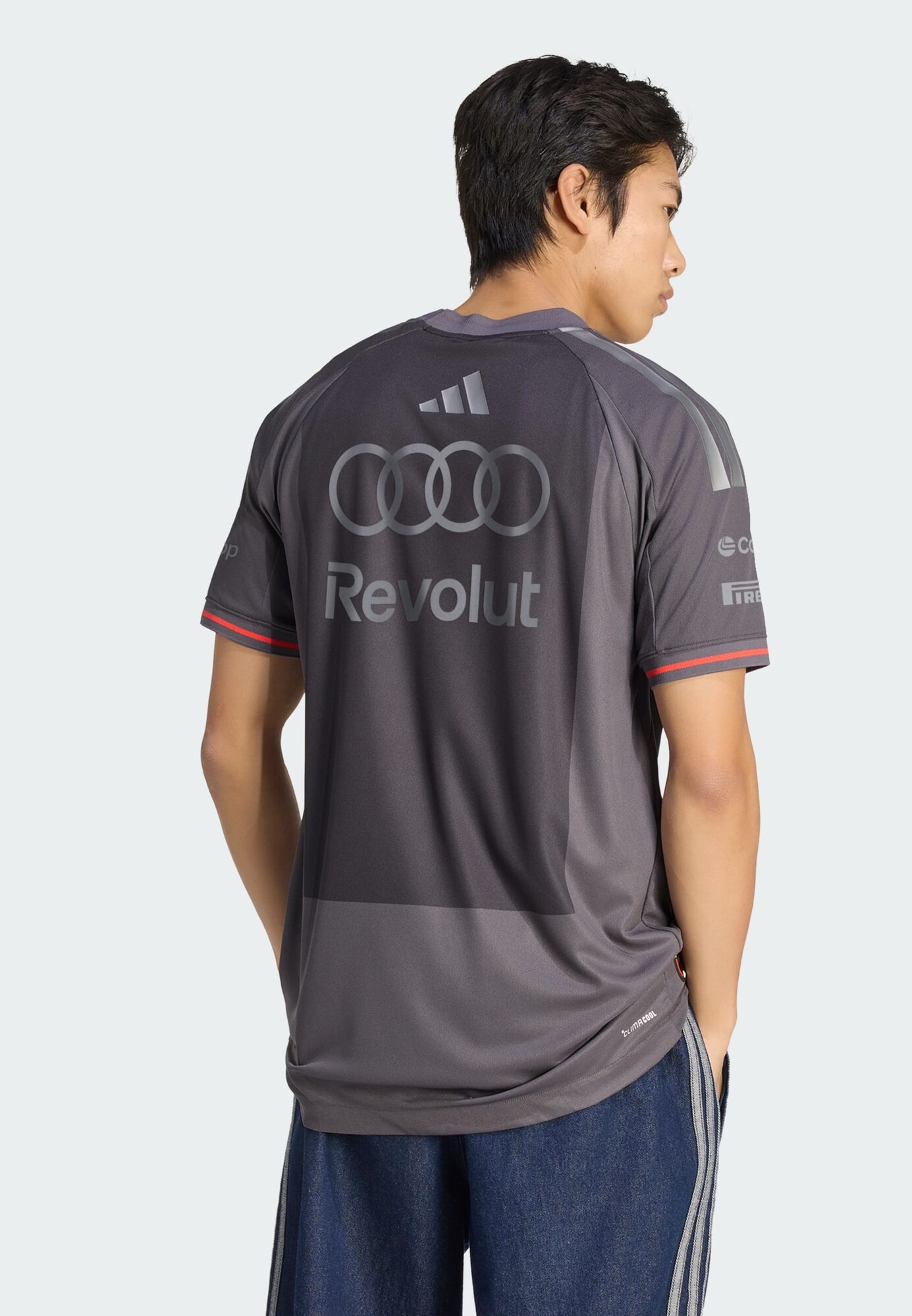 ADIDAS PERFORMANCE Camiseta funcional 'Audi Formula One Team Authentic' gris oscuro – imagen 3