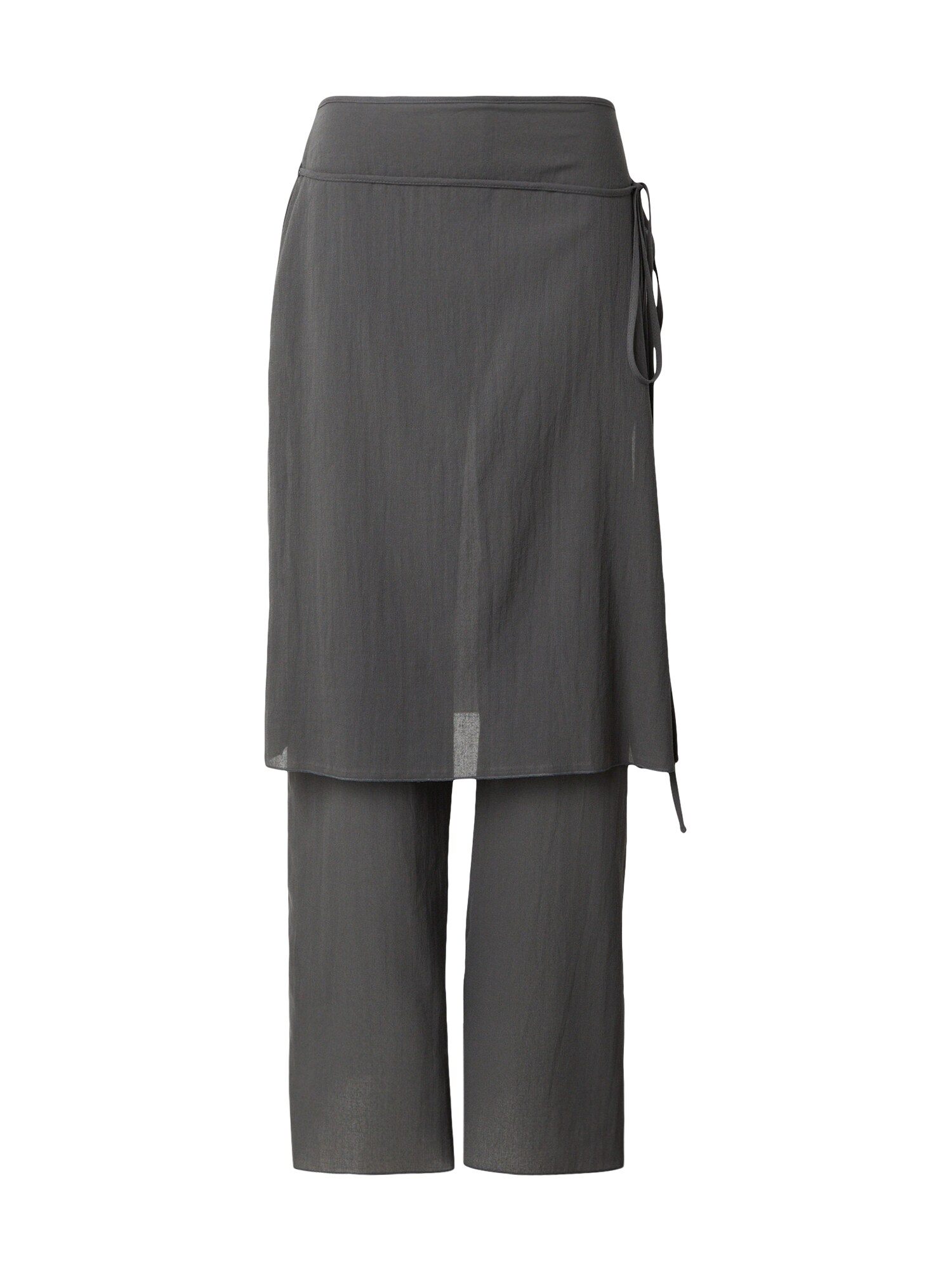 WEEKDAY Pantaloni gri închis